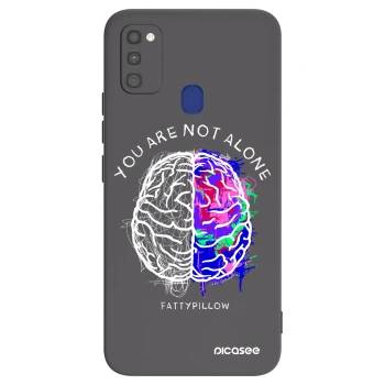 Obal pro Samsung Galaxy M21 M215F - Brain - White