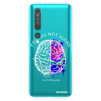 Picasee silikonový průhledný obal pro Xiaomi Mi 10 - Brain - White