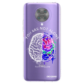 Picasee silikonový průhledný obal pro Xiaomi Poco F2 Pro - Brain - White