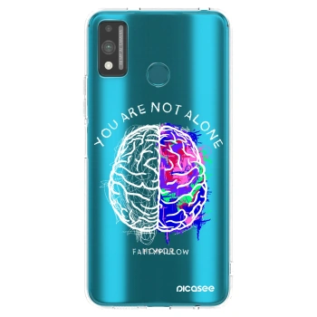 Obal pro Honor 9X Lite - Brain - White