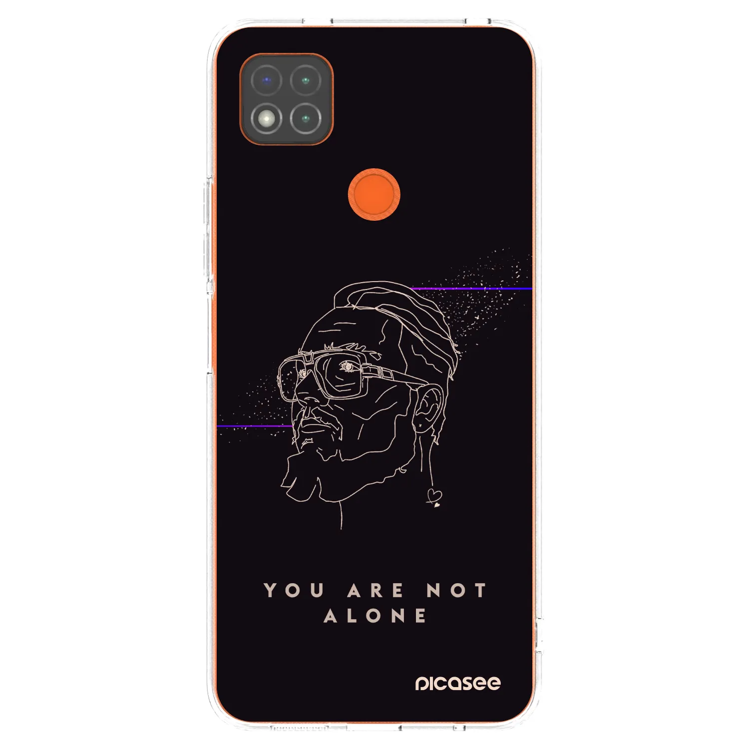 Picasee silikonový průhledný obal pro Xiaomi Redmi 9C - You are not alone