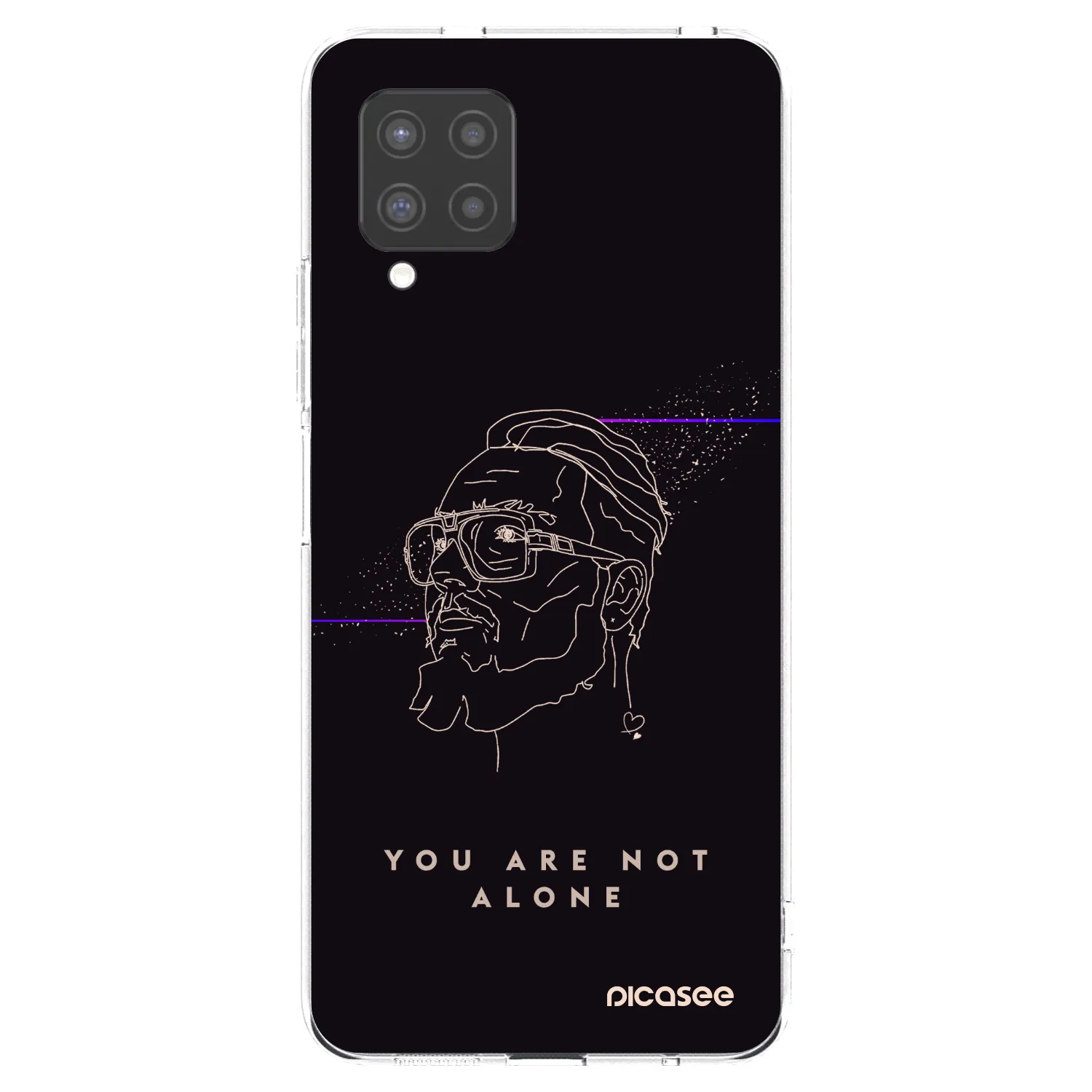 Picasee silikonový průhledný obal pro Samsung Galaxy A42 A426B - You are not alone