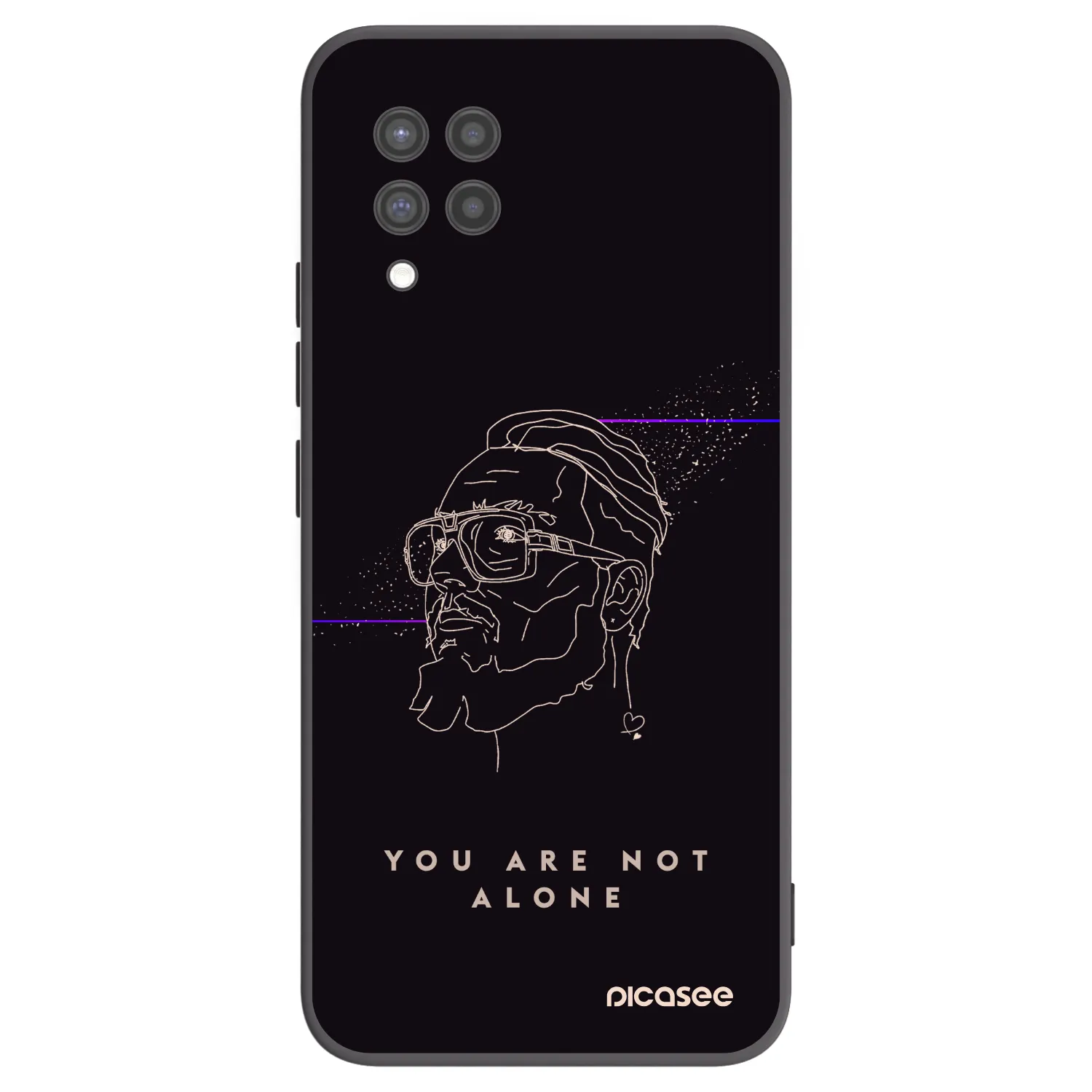 Picasee silikonový černý obal pro Samsung Galaxy A42 A426B - You are not alone