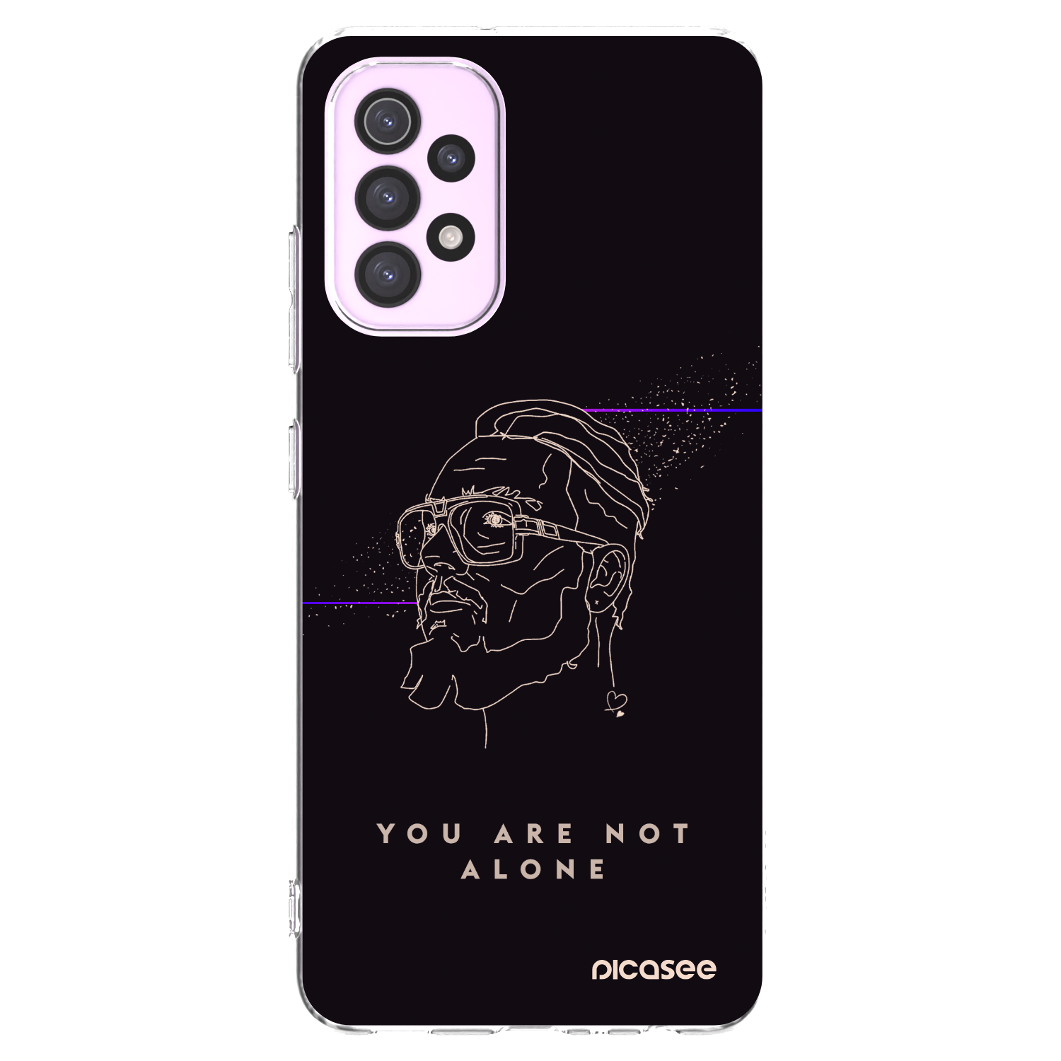 Picasee silikonový průhledný obal pro Samsung Galaxy A32 5G A326B - You are not alone