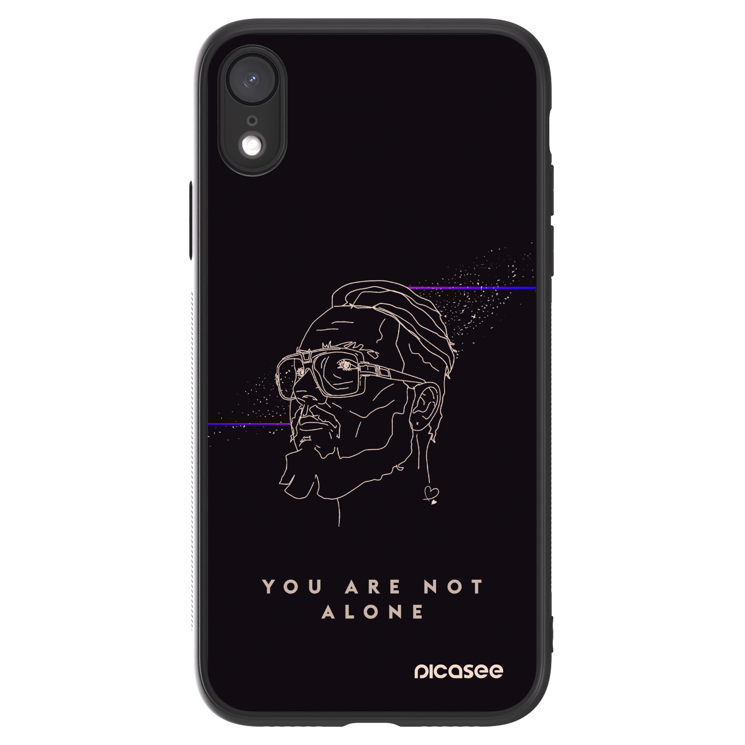 Picasee ULTIMATE CASE pro Apple iPhone XR - You are not alone