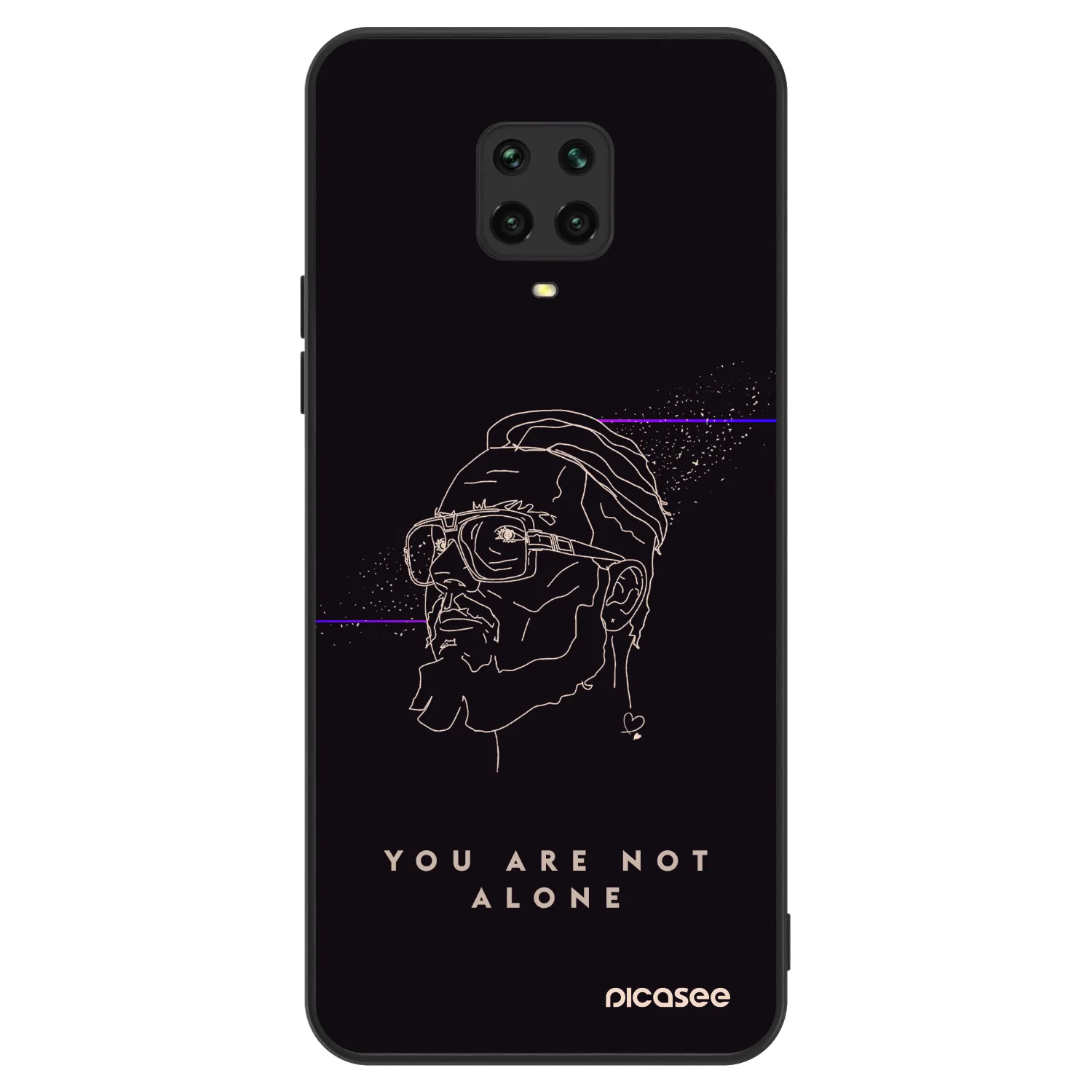 Picasee ULTIMATE CASE pro Xiaomi Redmi Note 9 Pro - You are not alone