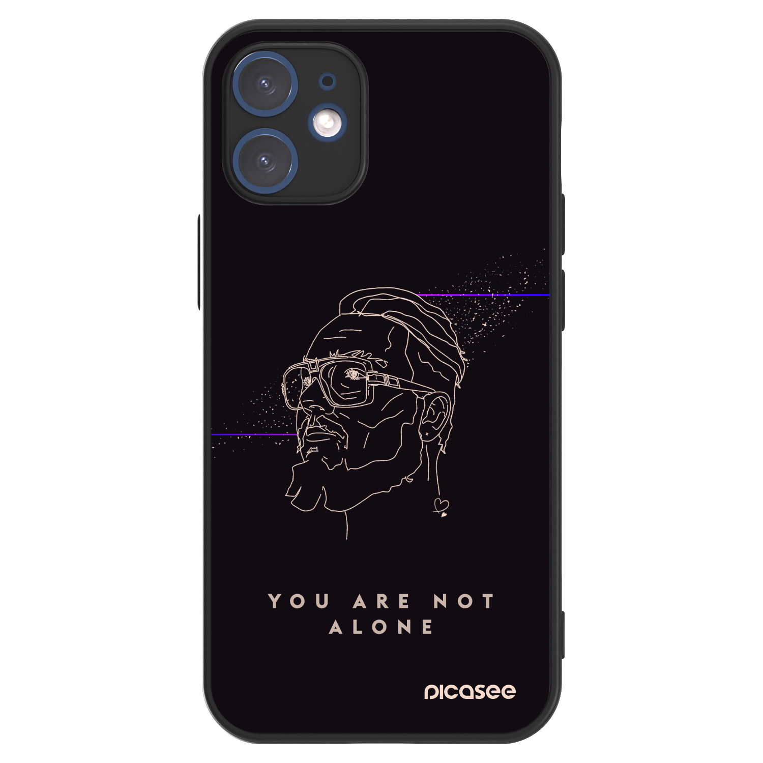 Picasee ULTIMATE CASE pro Apple iPhone 12 mini - You are not alone