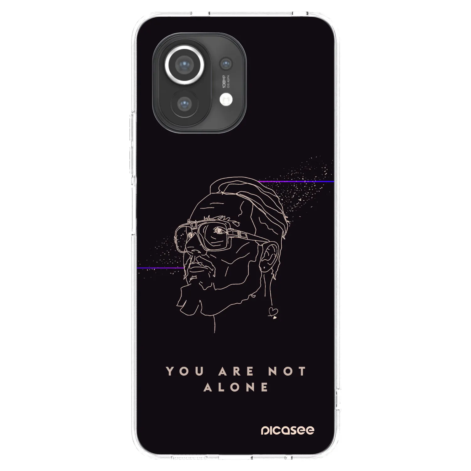 Picasee silikonový průhledný obal pro Xiaomi Mi 11 - You are not alone