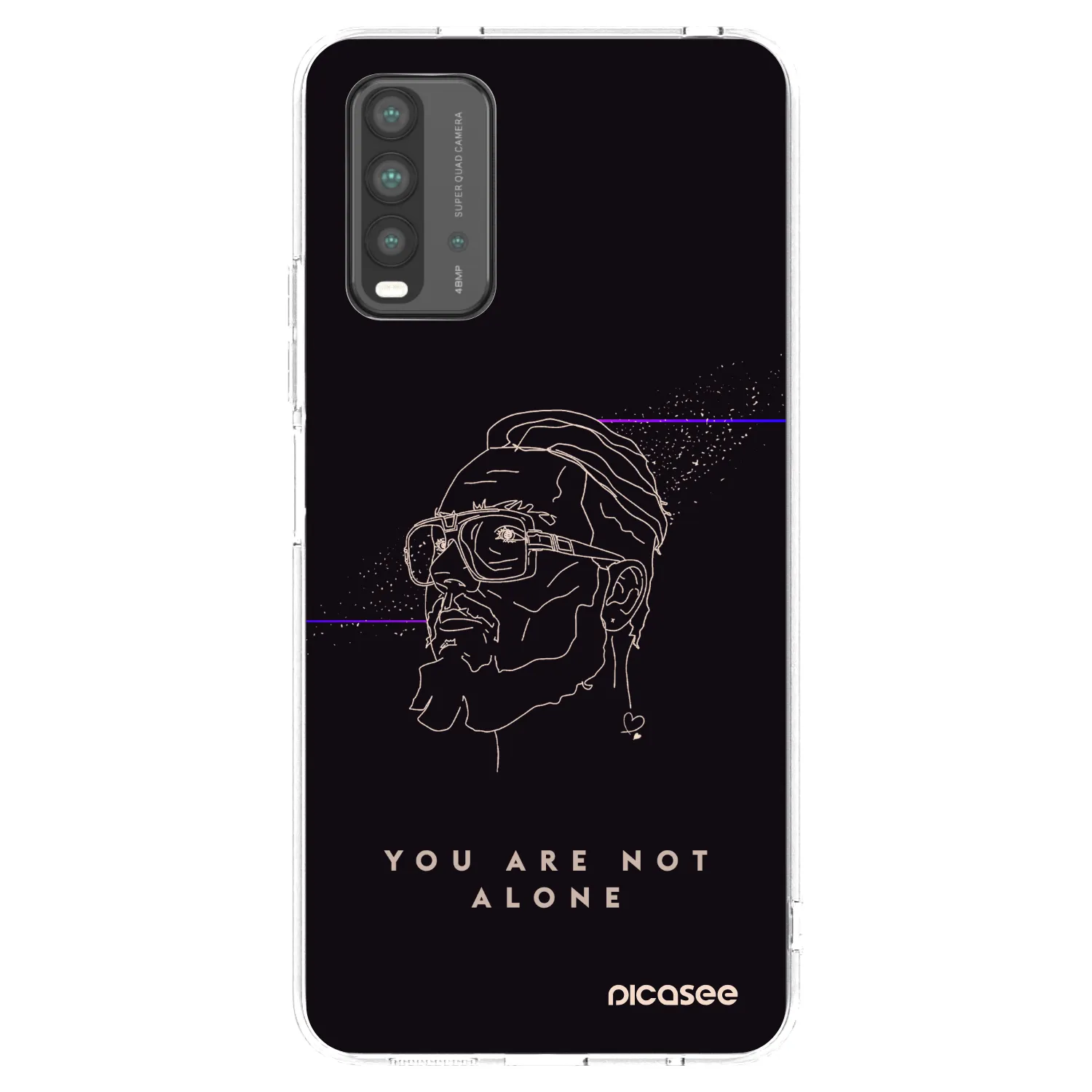Picasee silikonový průhledný obal pro Xiaomi Redmi 9T - You are not alone