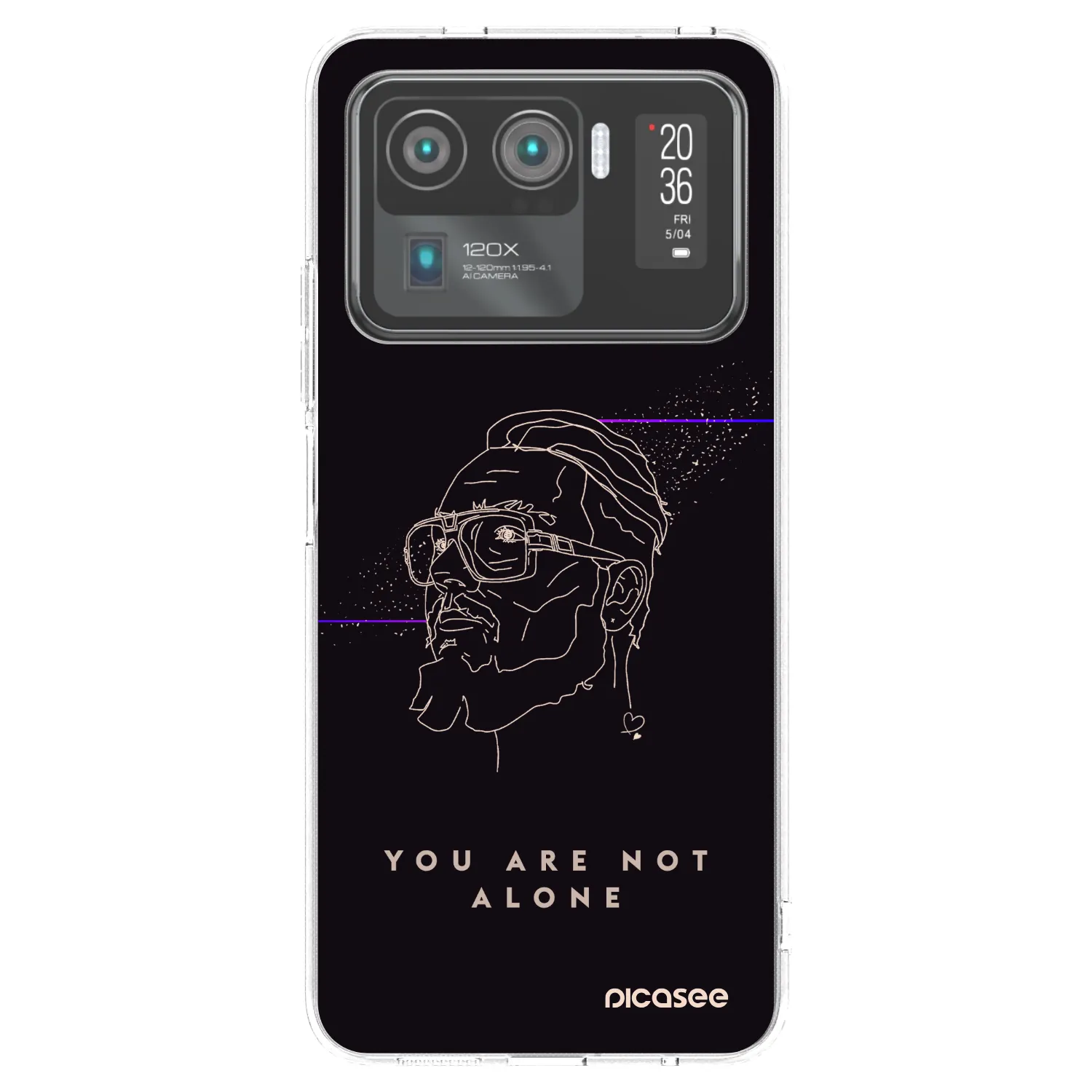 Picasee silikonový průhledný obal pro Xiaomi Mi 11 Ultra - You are not alone