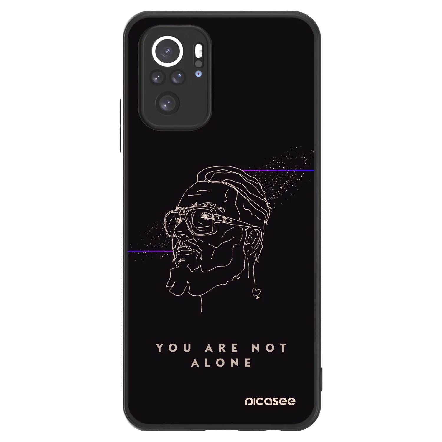 Picasee ULTIMATE CASE pro Xiaomi Redmi Note 10S - You are not alone