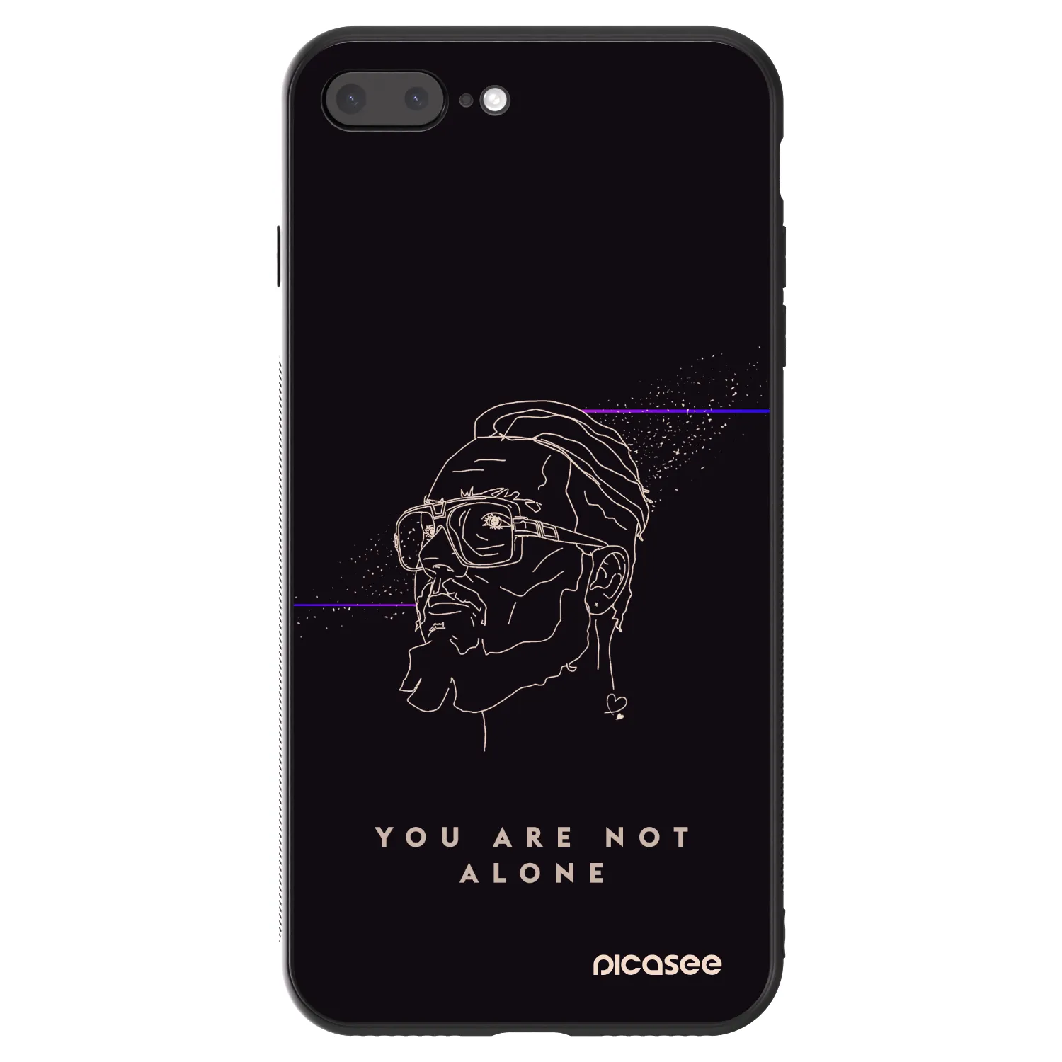 Picasee ULTIMATE CASE pro Apple iPhone 8 Plus - You are not alone
