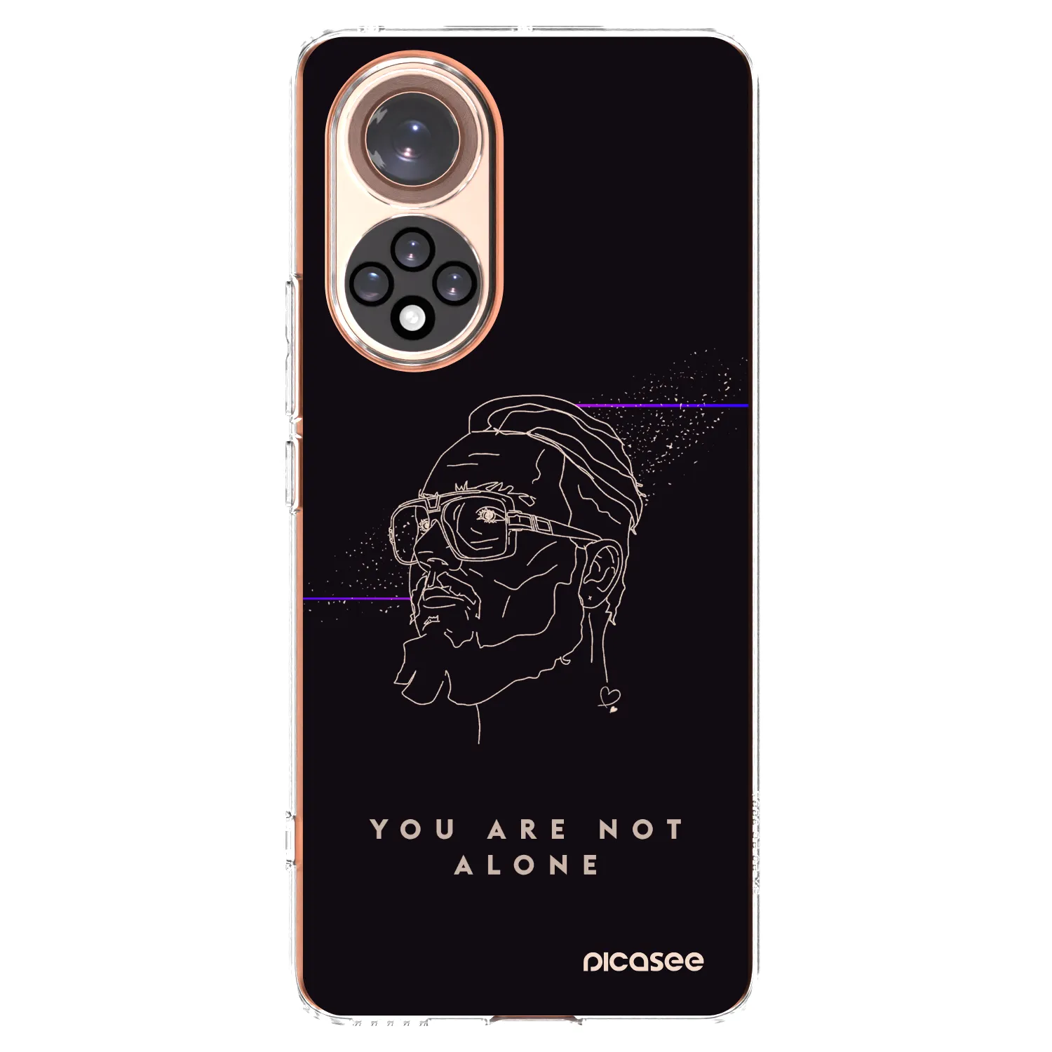 Picasee silikonový průhledný obal pro Honor 50 5G - You are not alone