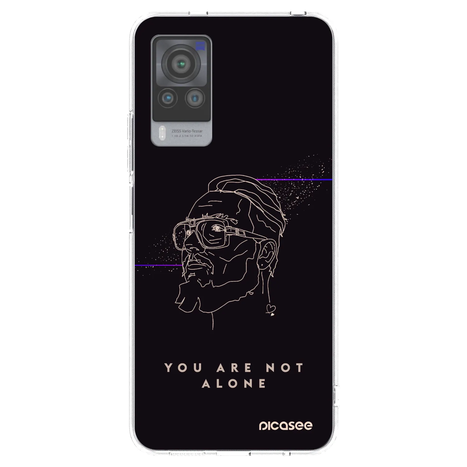 Picasee silikonový průhledný obal pro Vivo X60 Pro 5G - You are not alone