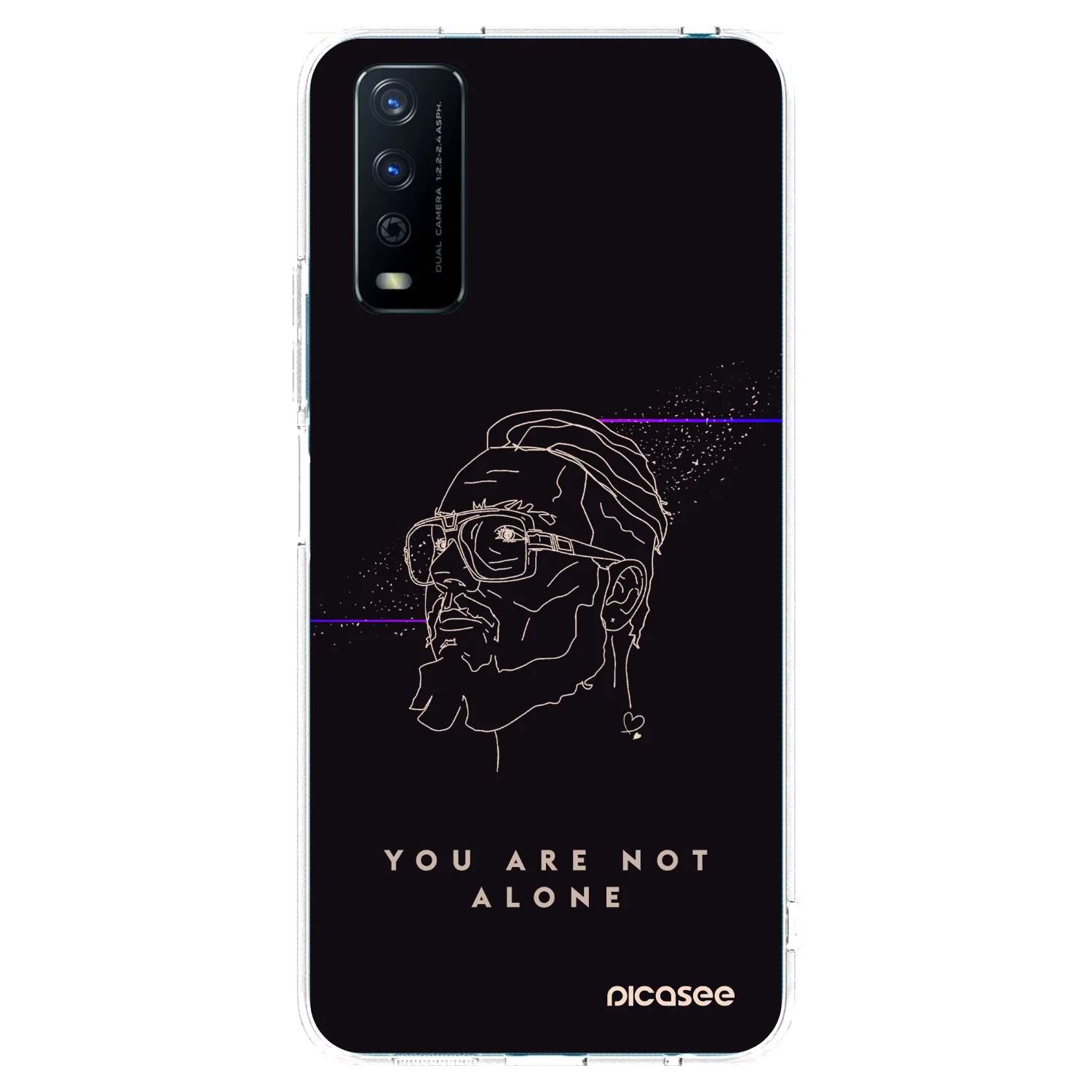 Picasee silikonový průhledný obal pro Vivo Y11s - You are not alone