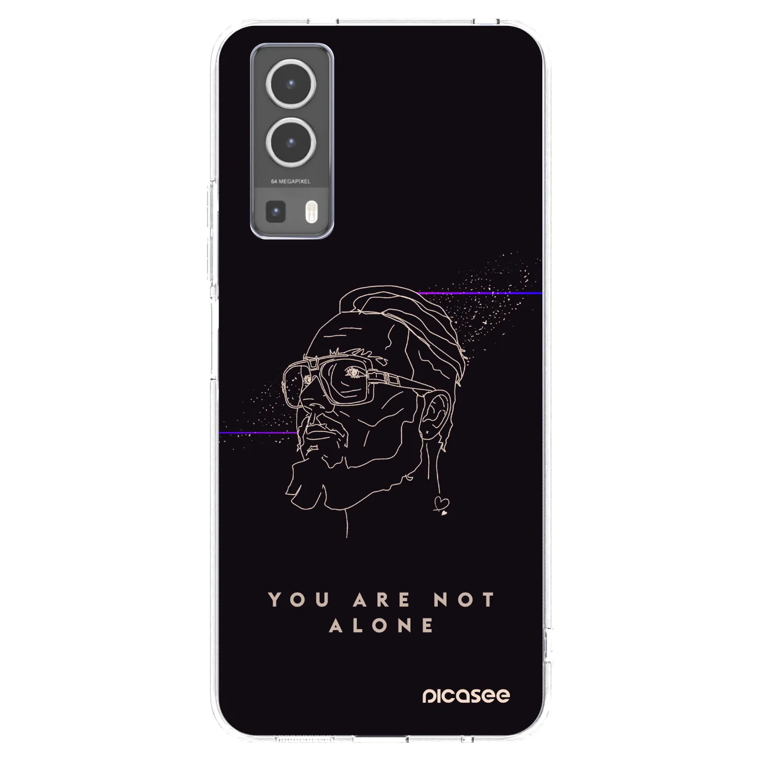 Picasee silikonový průhledný obal pro Vivo Y72 5G - You are not alone