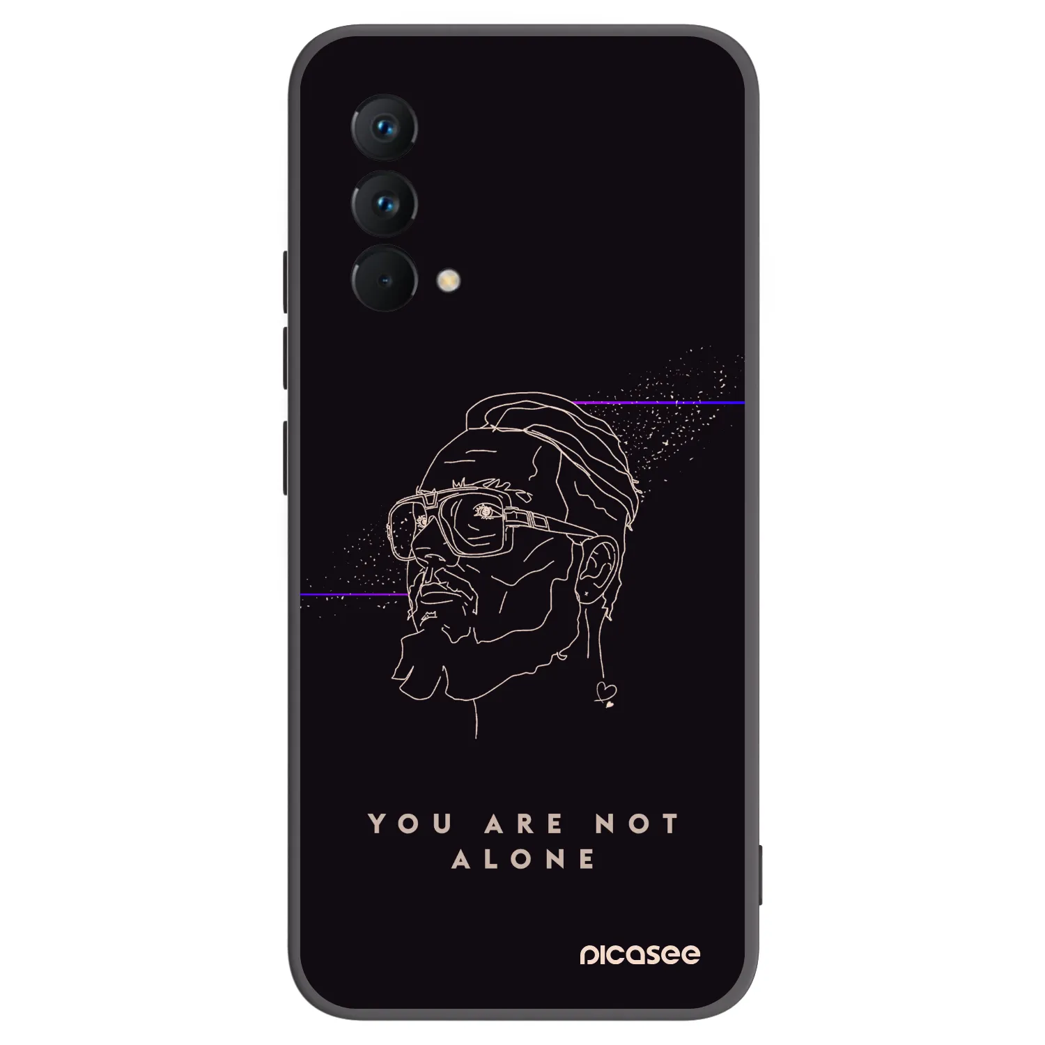 Picasee silikonový černý obal pro Realme GT Master Edition 5G - You are not alone