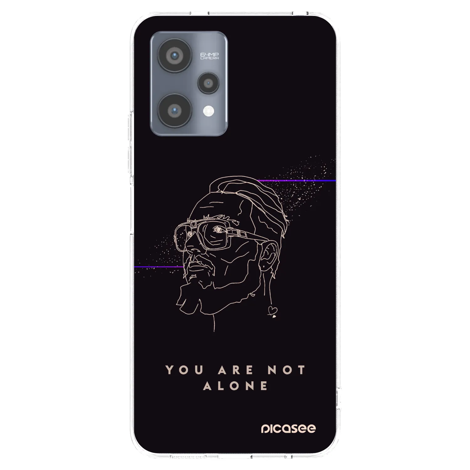 Picasee silikonový průhledný obal pro Realme 9 Pro 5G - You are not alone