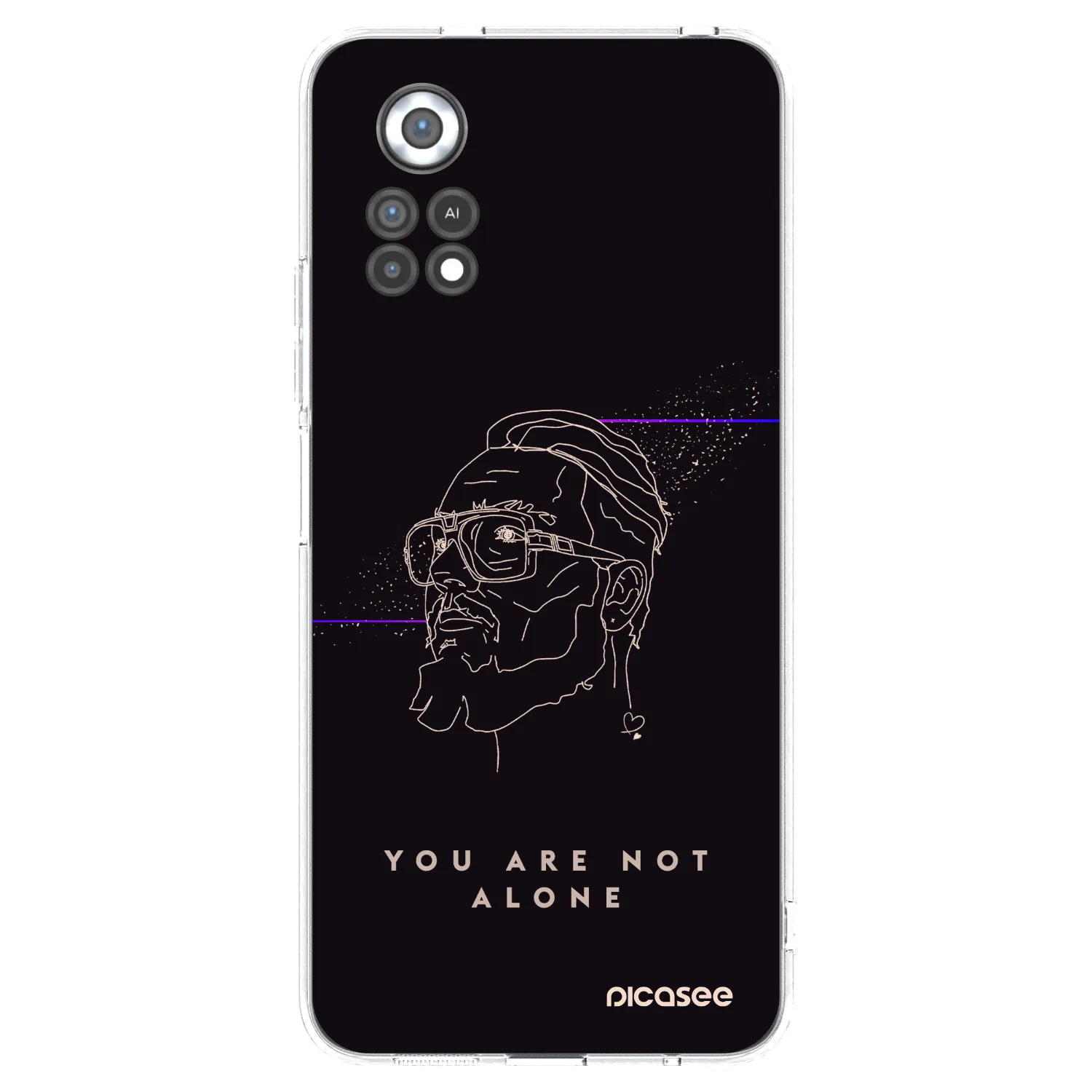 Picasee silikonový průhledný obal pro Xiaomi Poco X4 Pro 5G - You are not alone