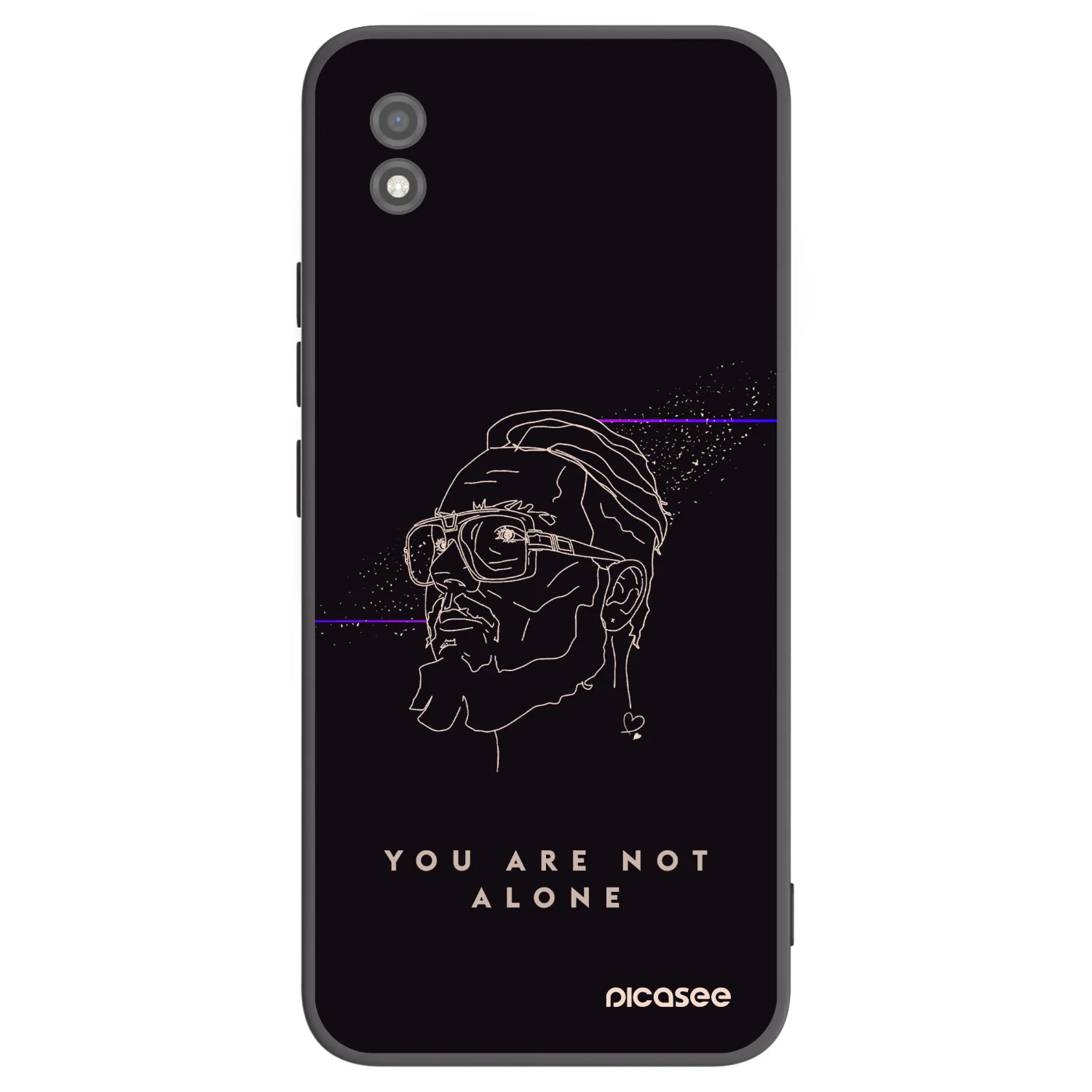 Picasee silikonový černý obal pro Realme C11 (2021) - You are not alone