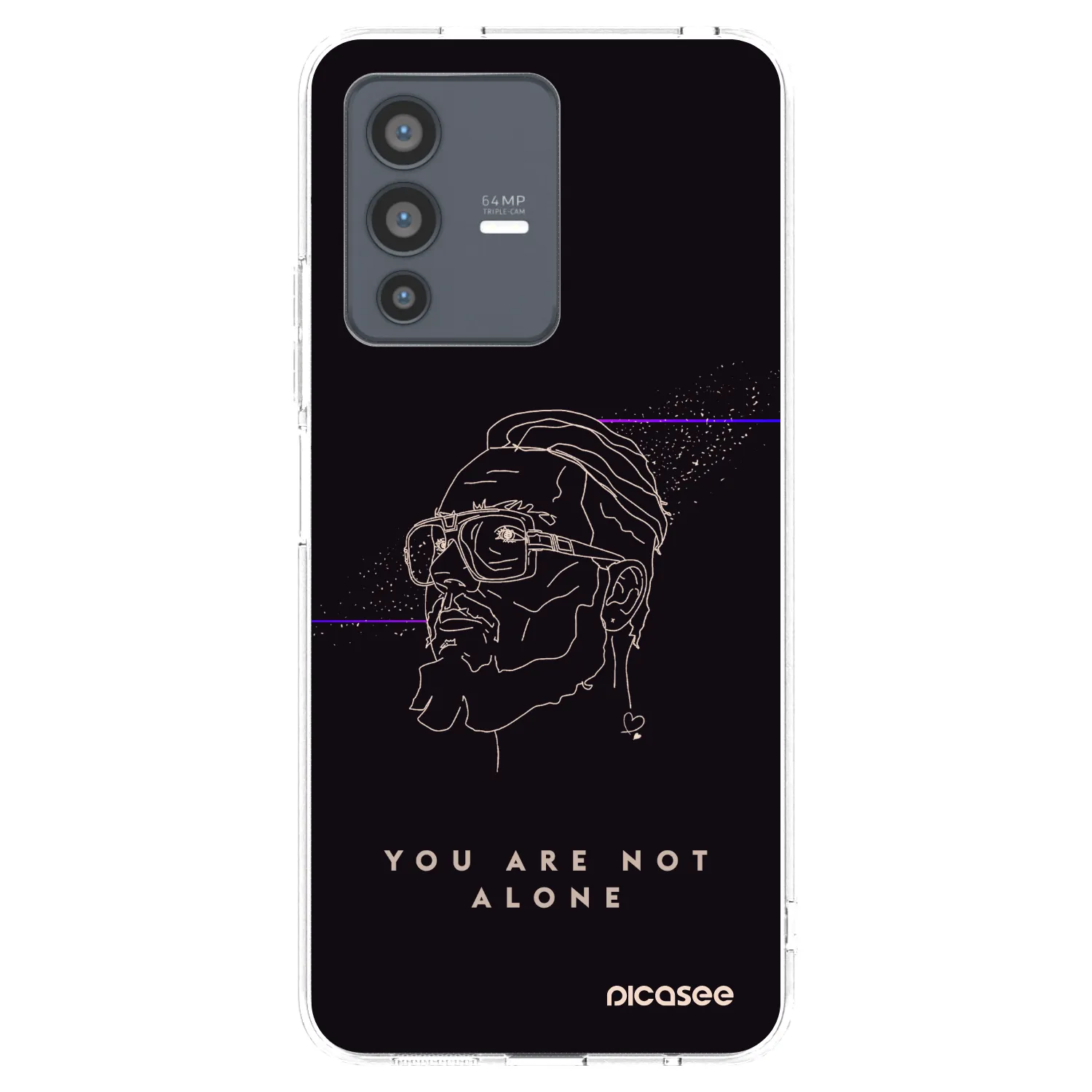 Picasee silikonový průhledný obal pro Vivo V23 5G - You are not alone