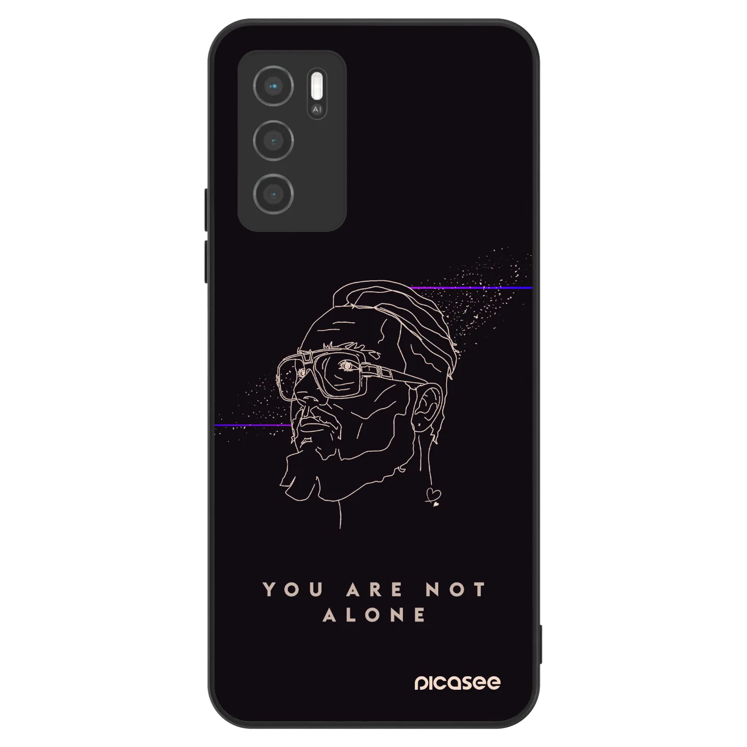 Picasee ULTIMATE CASE pro OPPO A16 - You are not alone