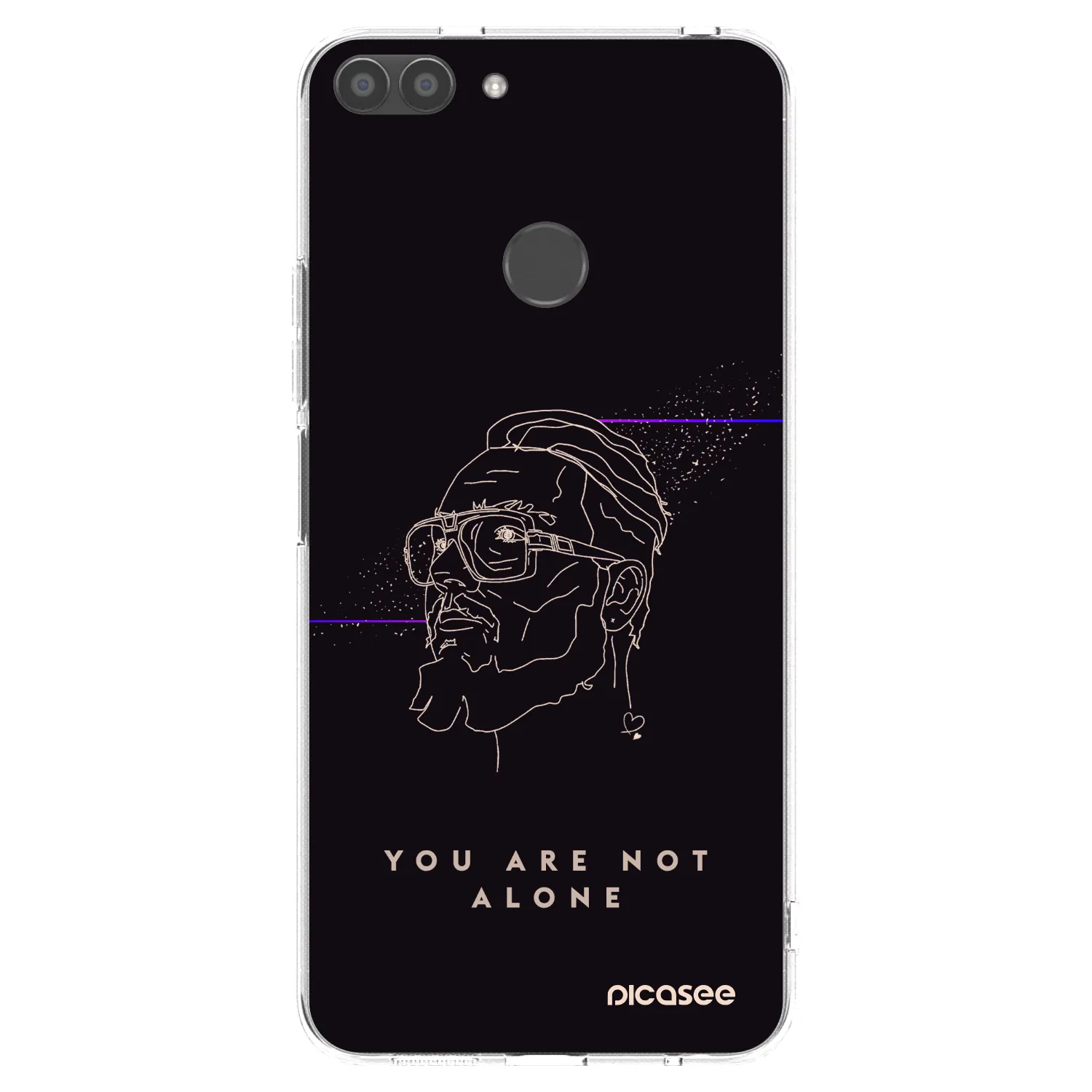 Picasee silikonový průhledný obal pro Huawei P Smart - You are not alone