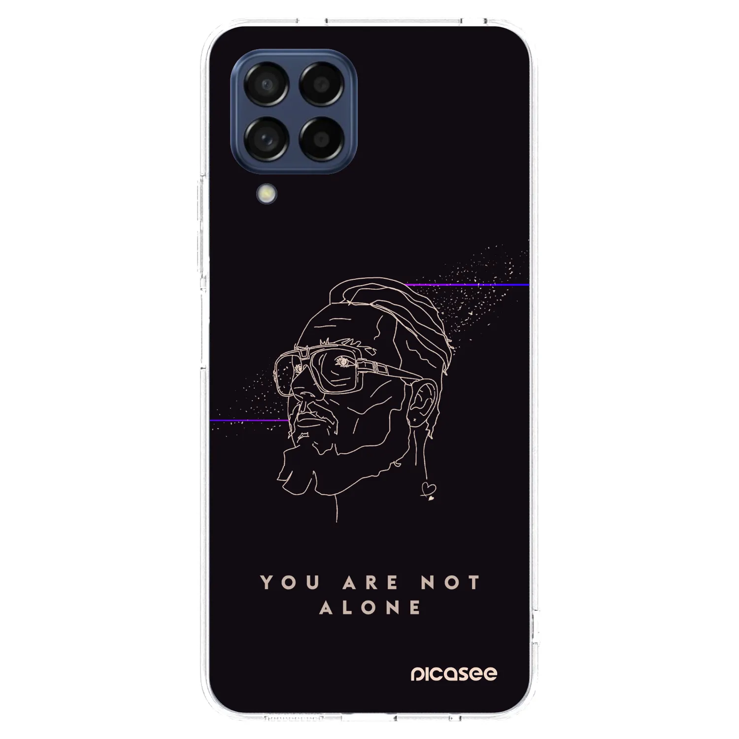 Picasee silikonový průhledný obal pro Samsung Galaxy M53 5G - You are not alone