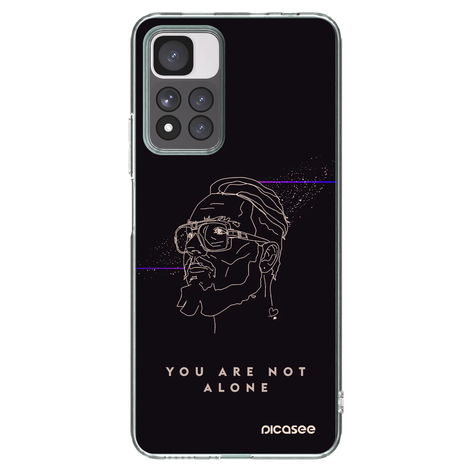 Picasee silikonový průhledný obal pro Xiaomi Redmi Note 11 Pro+ 5G - You are not alone