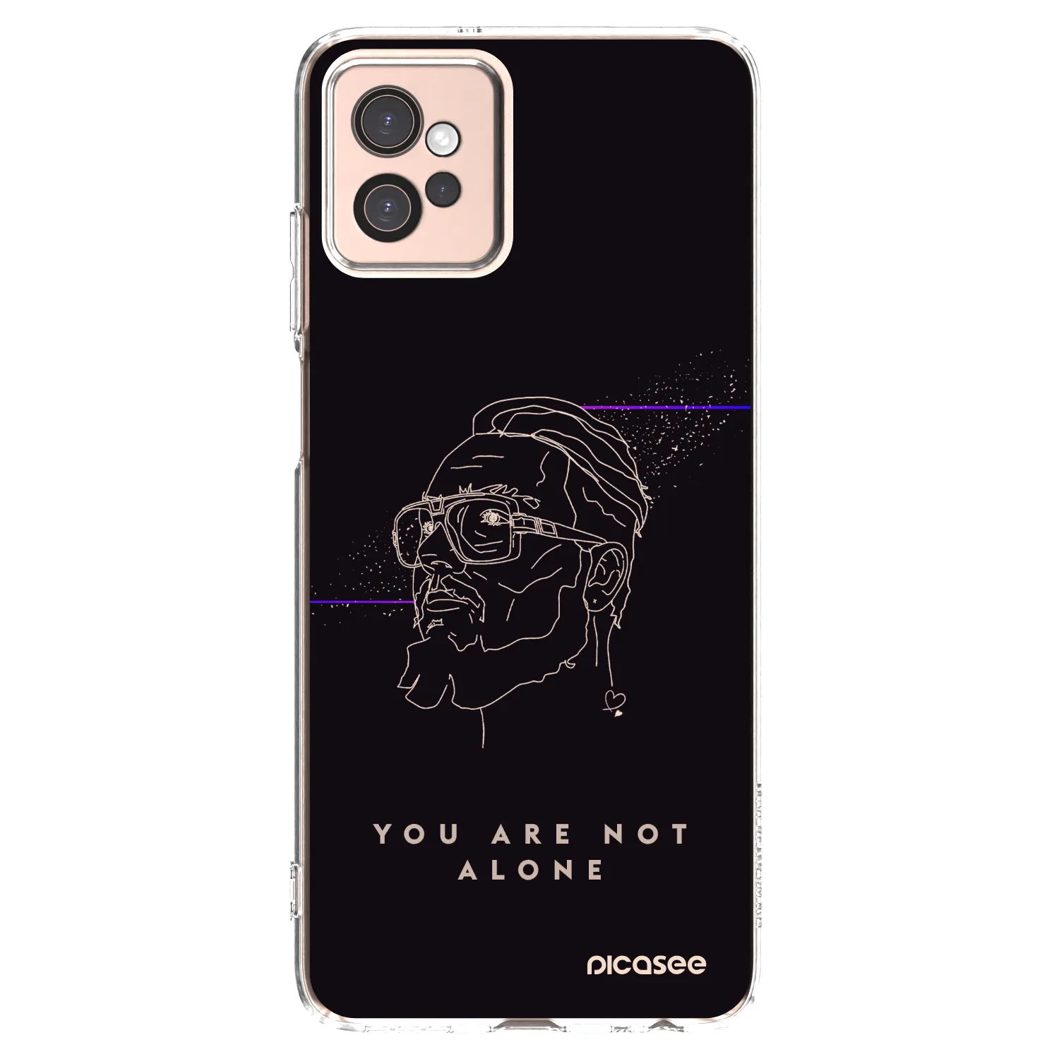 Picasee silikonový průhledný obal pro Motorola Moto G32 - You are not alone