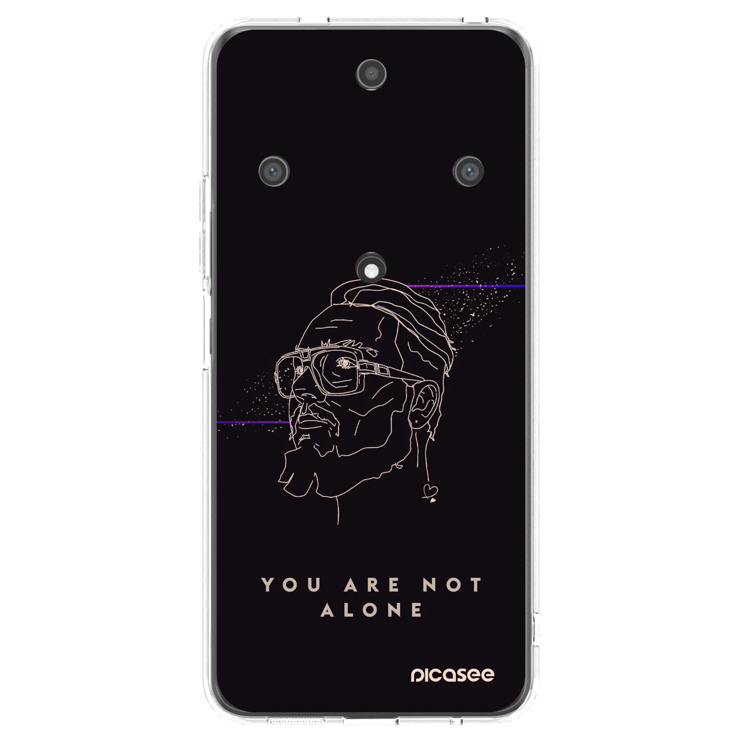 Picasee silikonový průhledný obal pro Honor Magic5 Lite 5G - You are not alone