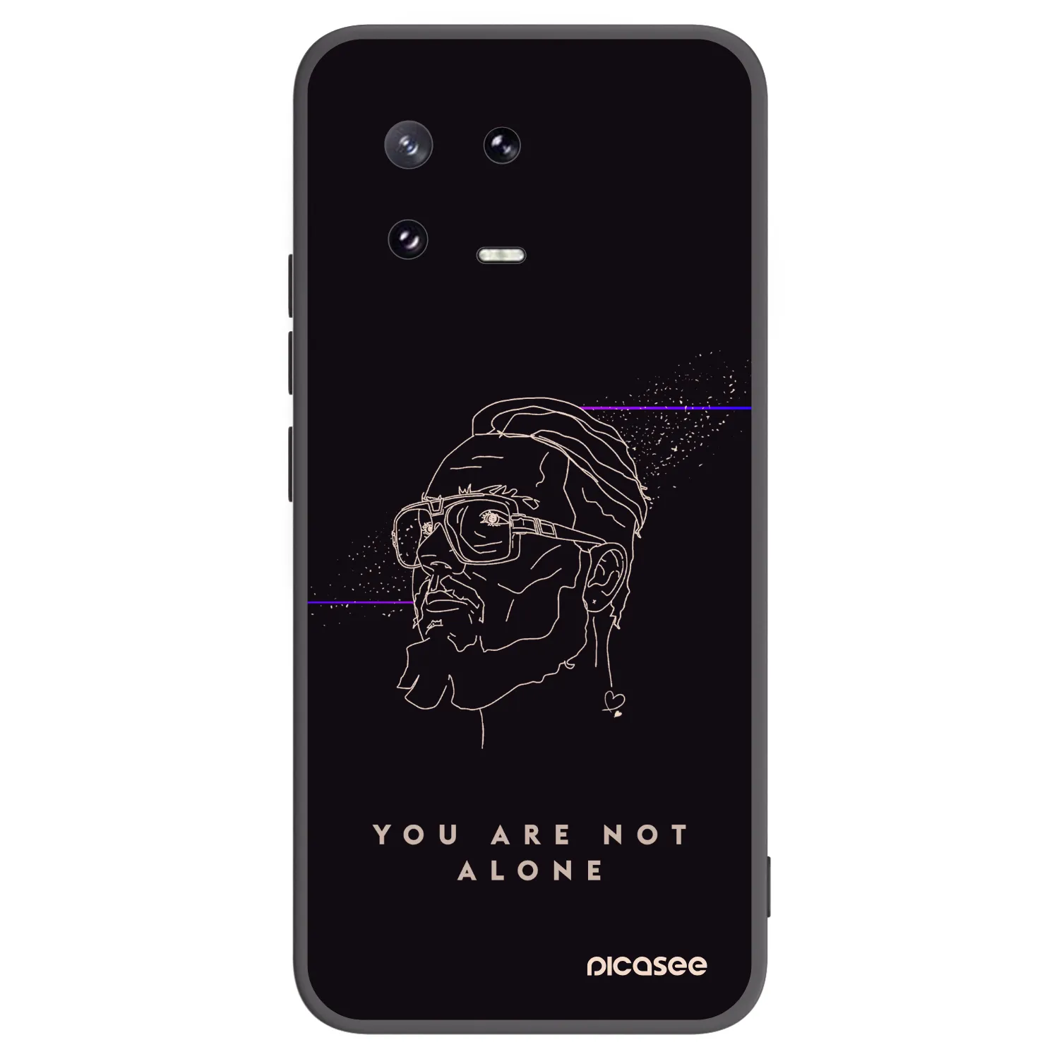 Picasee silikonový černý obal pro Xiaomi 13 Pro - You are not alone