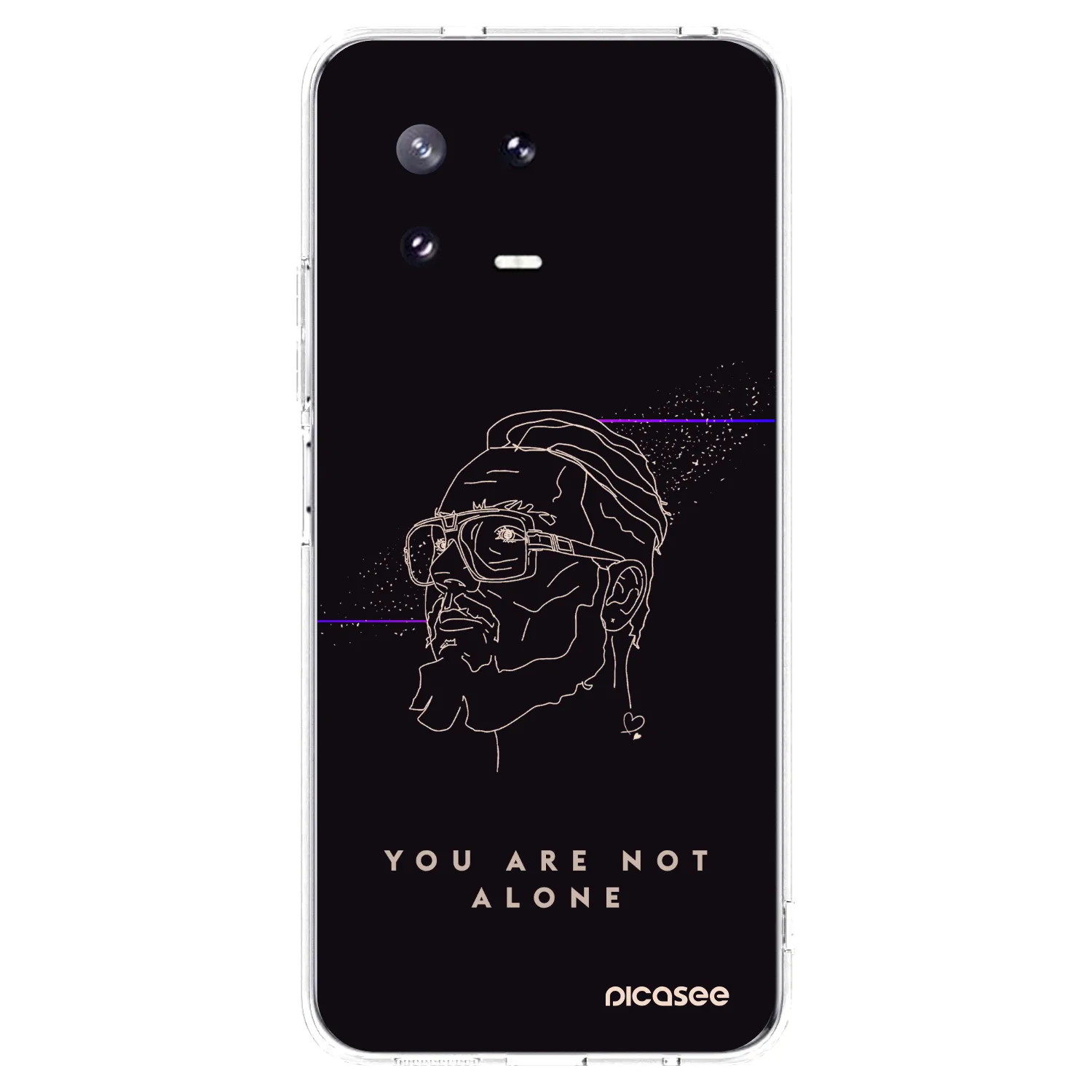 Picasee silikonový průhledný obal pro Xiaomi 13 Pro - You are not alone
