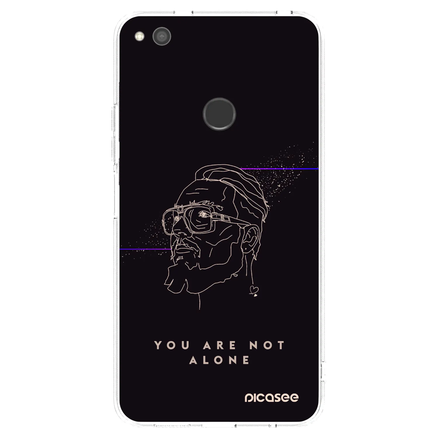 Picasee silikonový průhledný obal pro Huawei P9 Lite 2017 - You are not alone