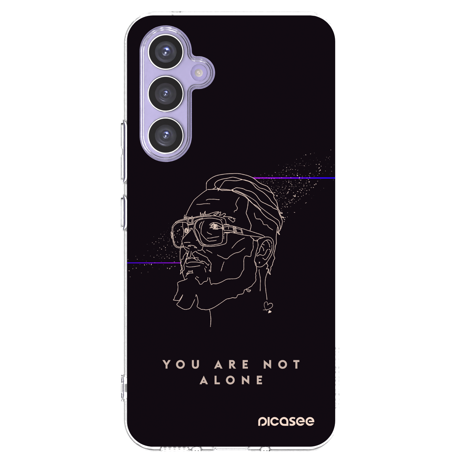 Picasee silikonový průhledný obal pro Samsung Galaxy A54 5G A546B - You are not alone
