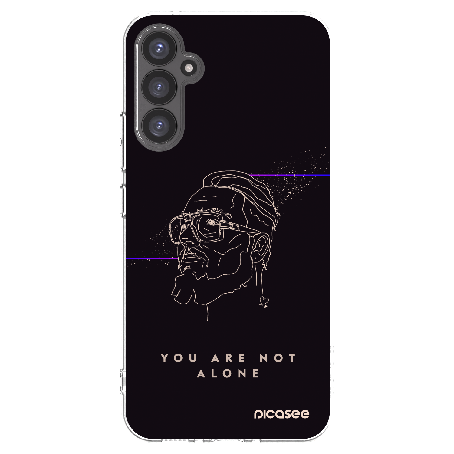 Picasee silikonový průhledný obal pro Samsung Galaxy A34 5G A346B - You are not alone