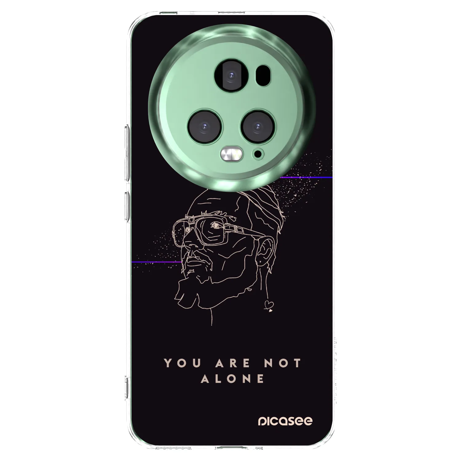 Picasee silikonový průhledný obal pro Honor Magic5 Pro - You are not alone