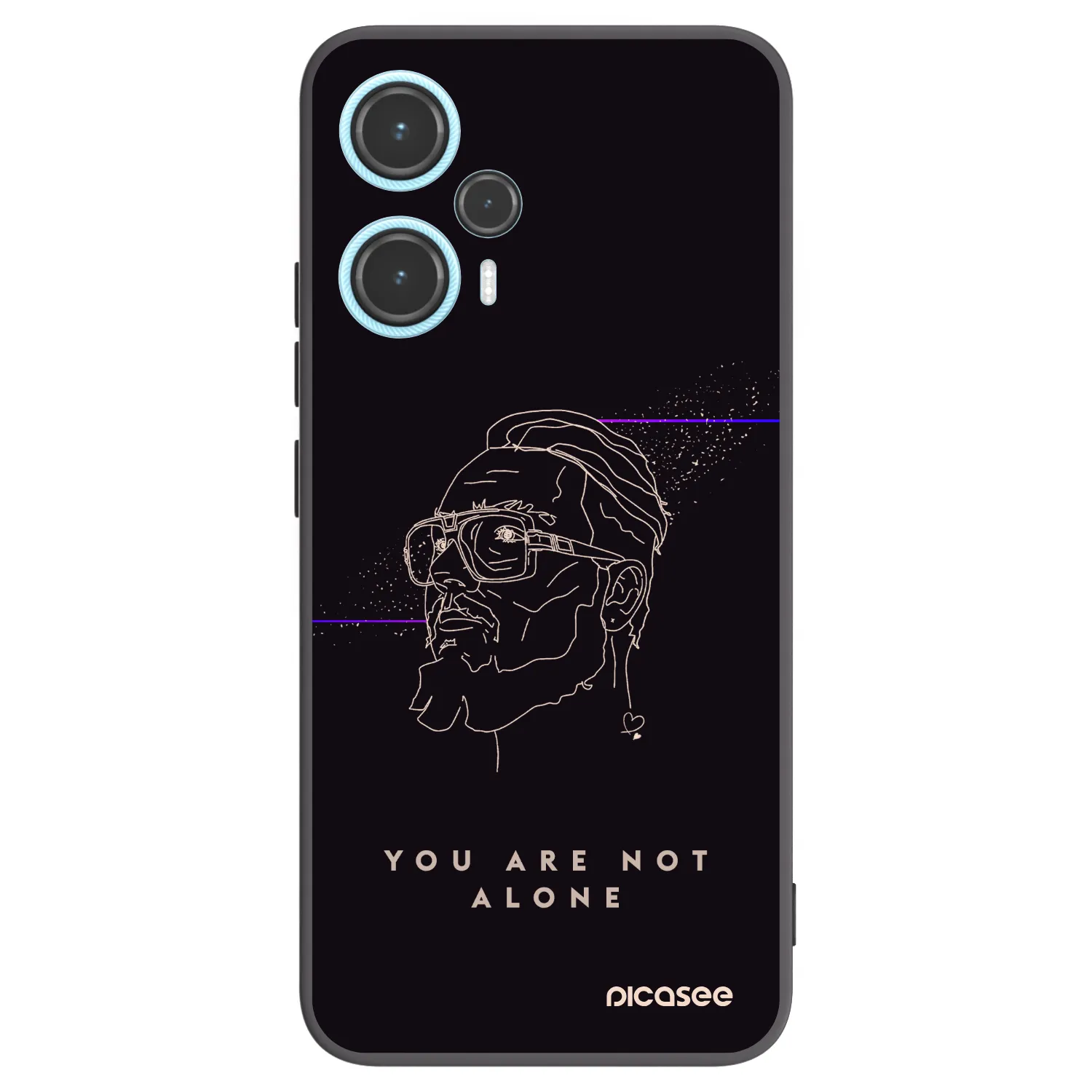 Picasee silikonový černý obal pro Xiaomi Poco F5 - You are not alone