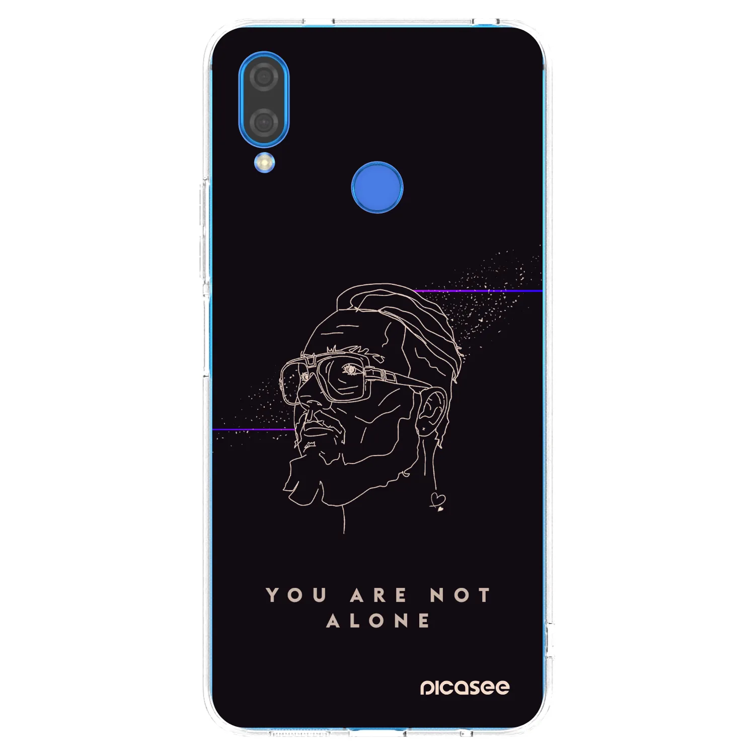 Picasee silikonový průhledný obal pro Huawei Nova 3i - You are not alone