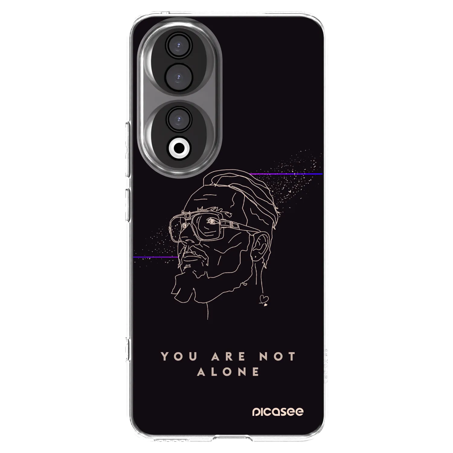 Picasee silikonový průhledný obal pro Honor 90 5G - You are not alone