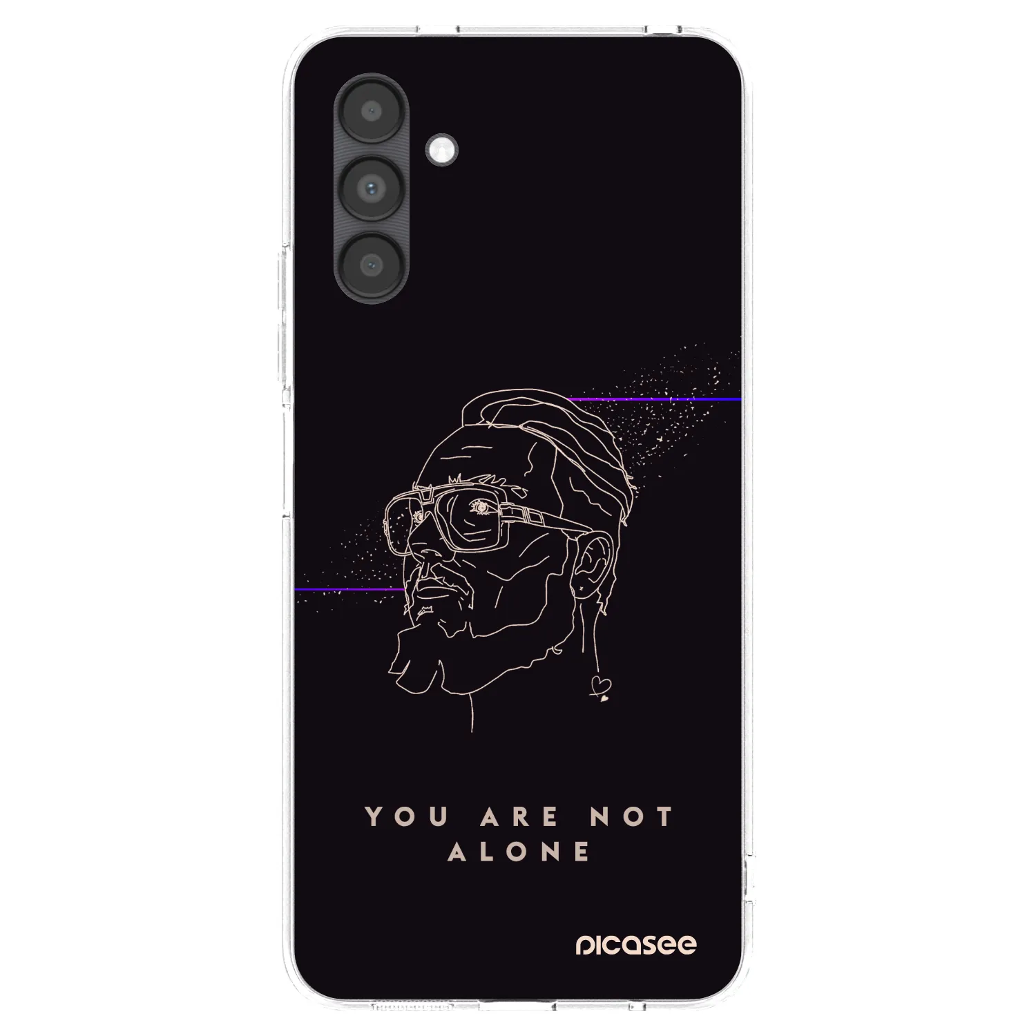 Picasee silikonový průhledný obal pro Samsung Galaxy A04s A047F - You are not alone