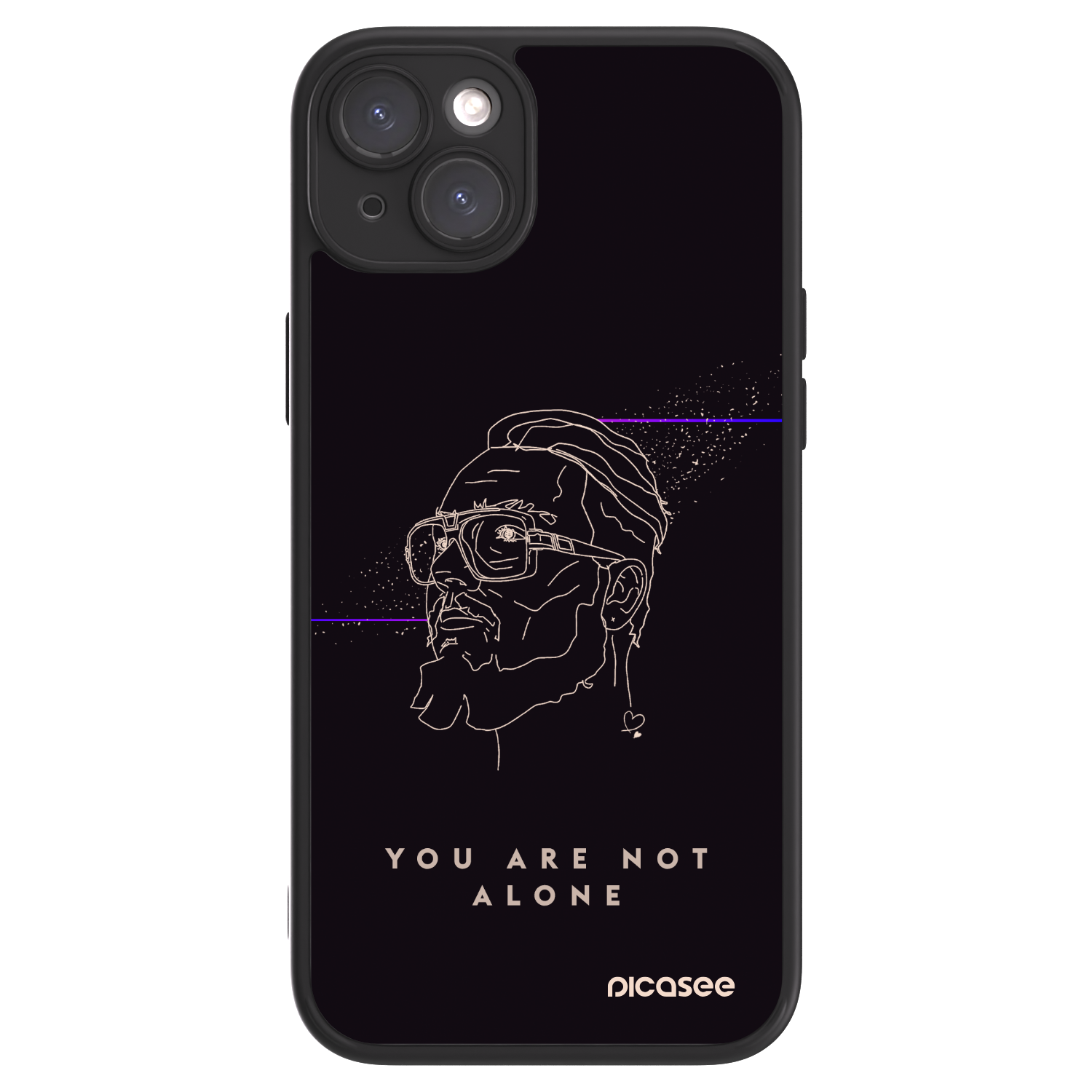 Picasee ULTIMATE CASE pro Apple iPhone 15 Plus - You are not alone
