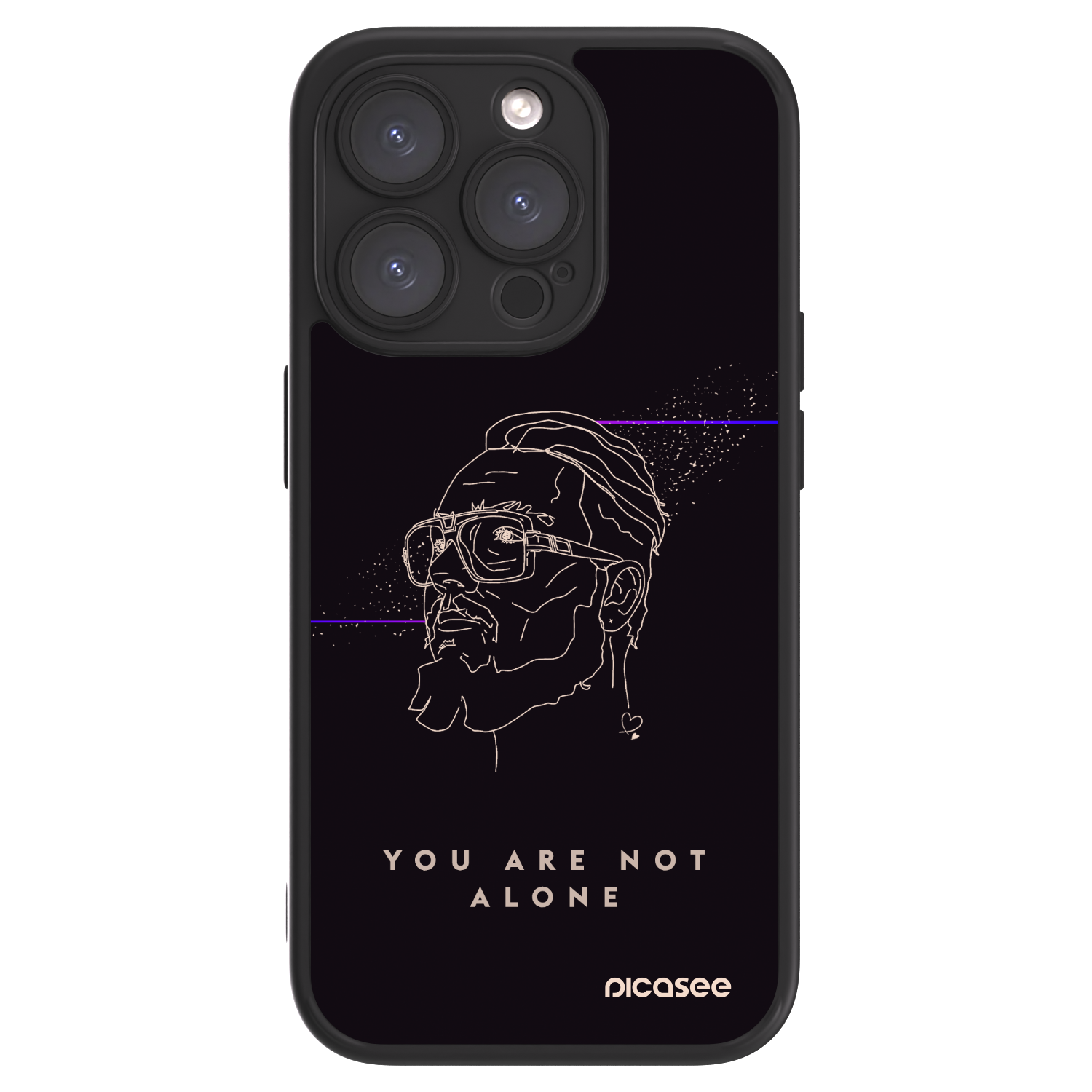 Picasee ULTIMATE CASE pro Apple iPhone 15 Pro - You are not alone