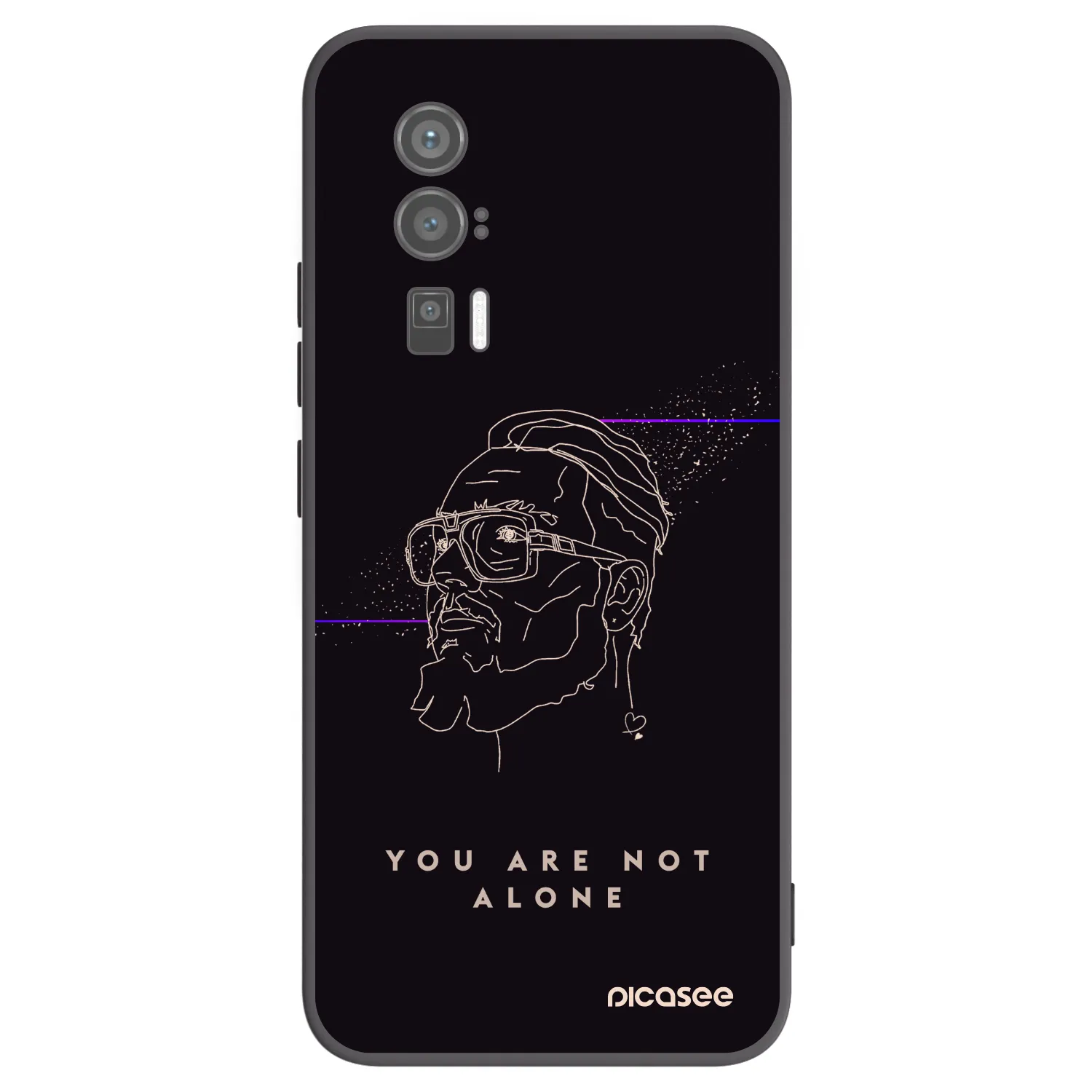 Picasee silikonový černý obal pro Xiaomi Poco F5 Pro 5G - You are not alone