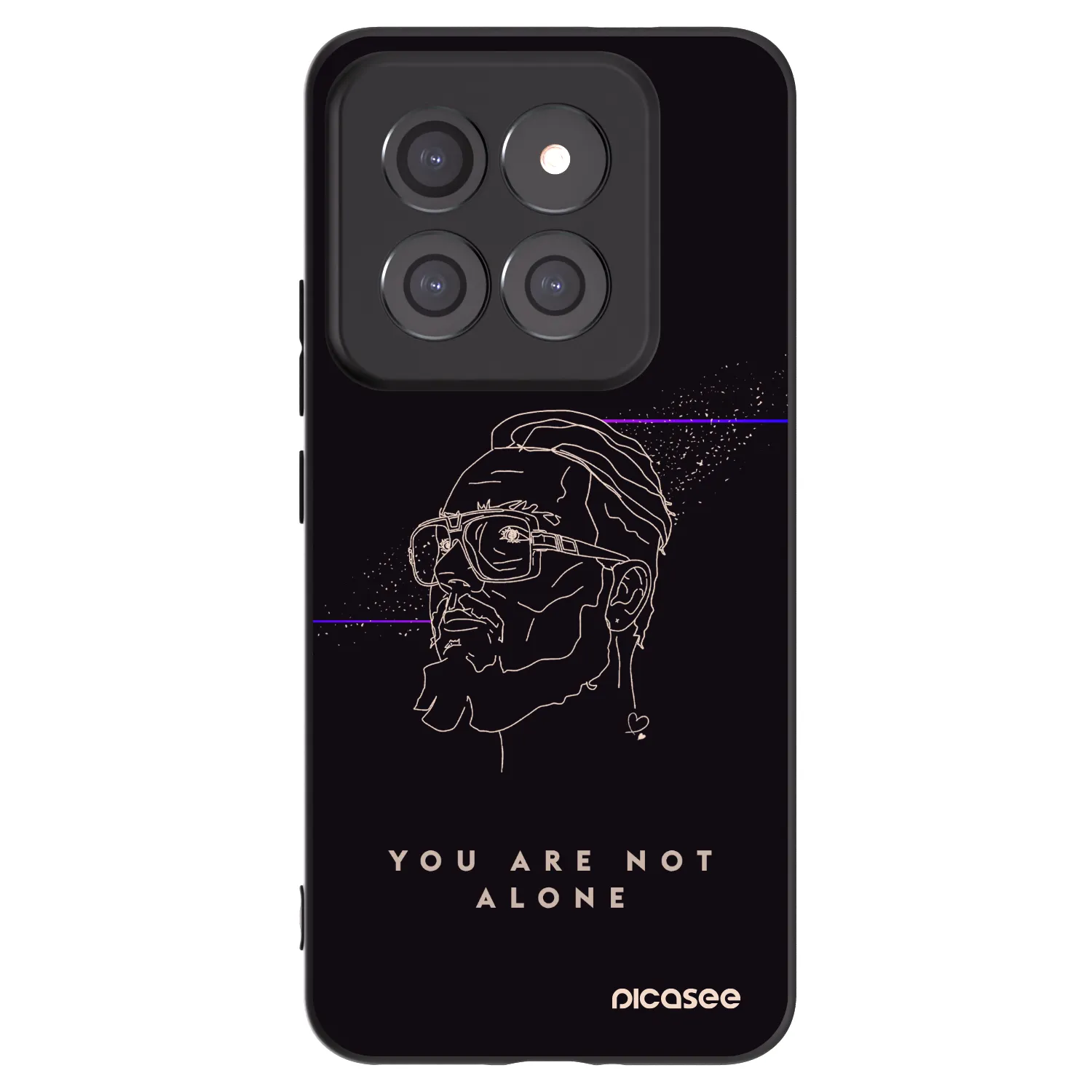 Picasee silikonový černý obal pro Xiaomi 14 Pro - You are not alone