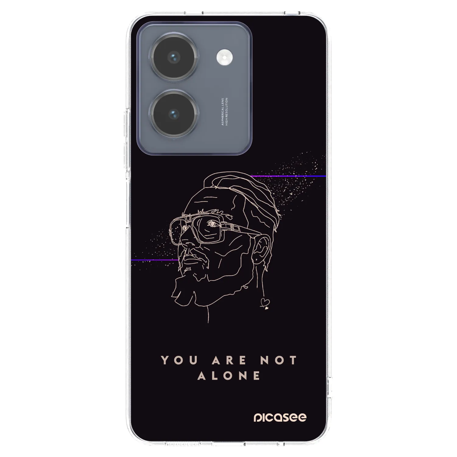 Picasee silikonový průhledný obal pro Vivo Y36 4G - You are not alone