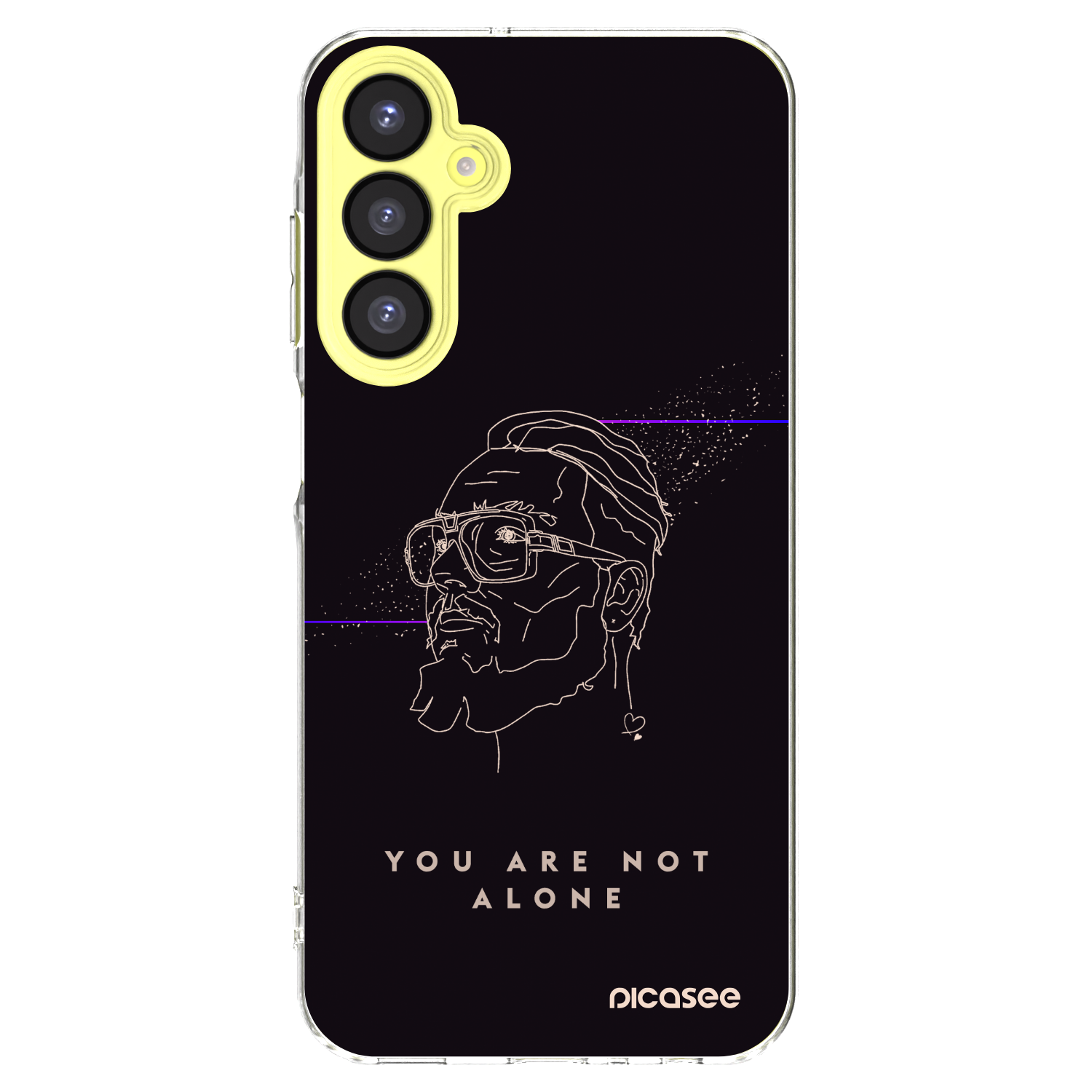 Picasee silikonový průhledný obal pro Samsung Galaxy A25 A256B 5G - You are not alone