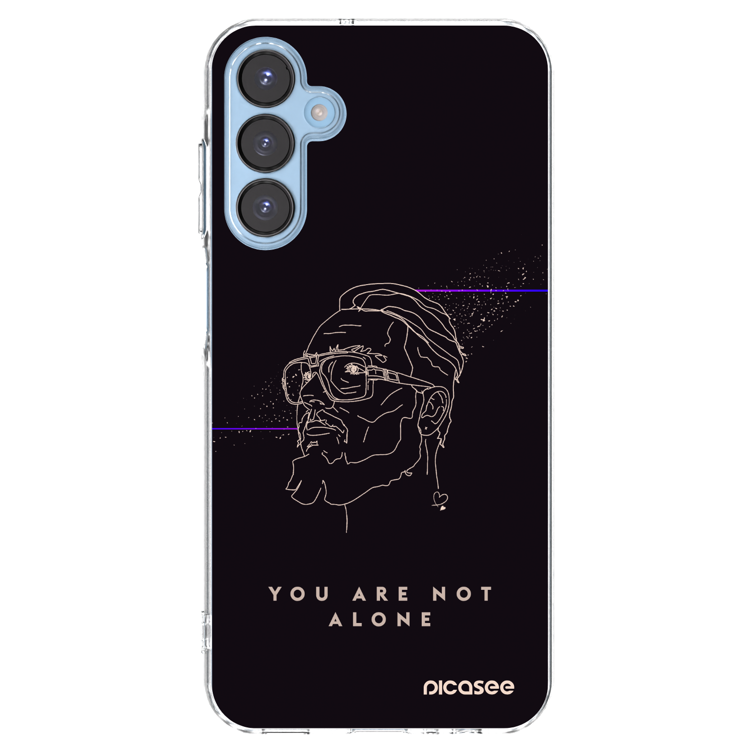 Picasee silikonový průhledný obal pro Samsung Galaxy A15 A156B 5G - You are not alone