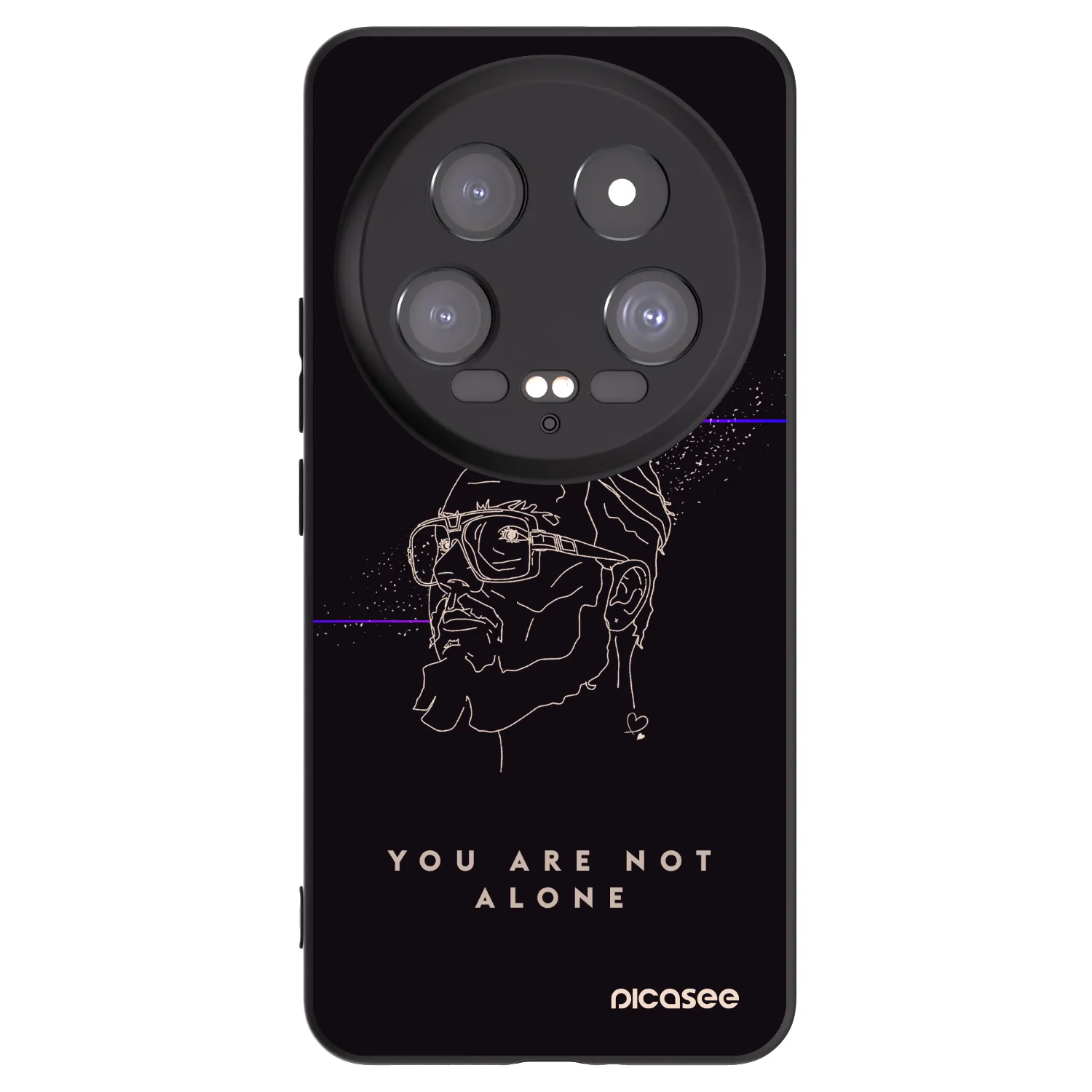 Picasee silikonový černý obal pro Xiaomi 14 Ultra - You are not alone