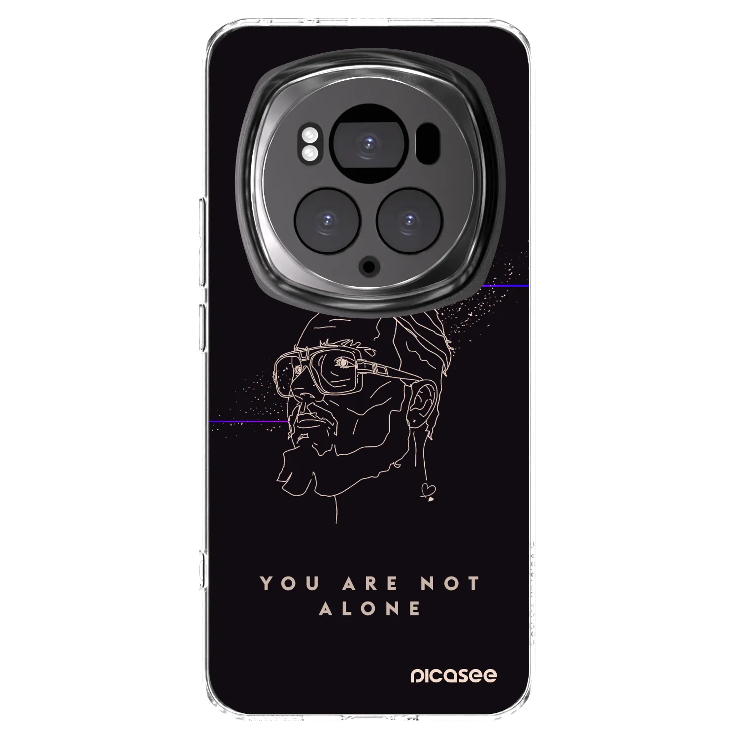 Picasee silikonový průhledný obal pro Honor Magic6 Pro - You are not alone